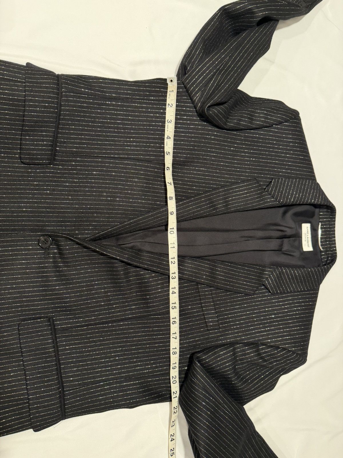 Saint Laurent Paris Saint Laurent mens gold stripes suit. 54/44. $4400 Size 44R - 13 Thumbnail