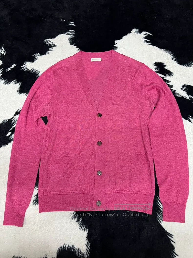 Dries Van Noten Dries Van Noten Pink Silk Cardigan Size M / US 6-8 / IT 42-44 - 2 Thumbnail