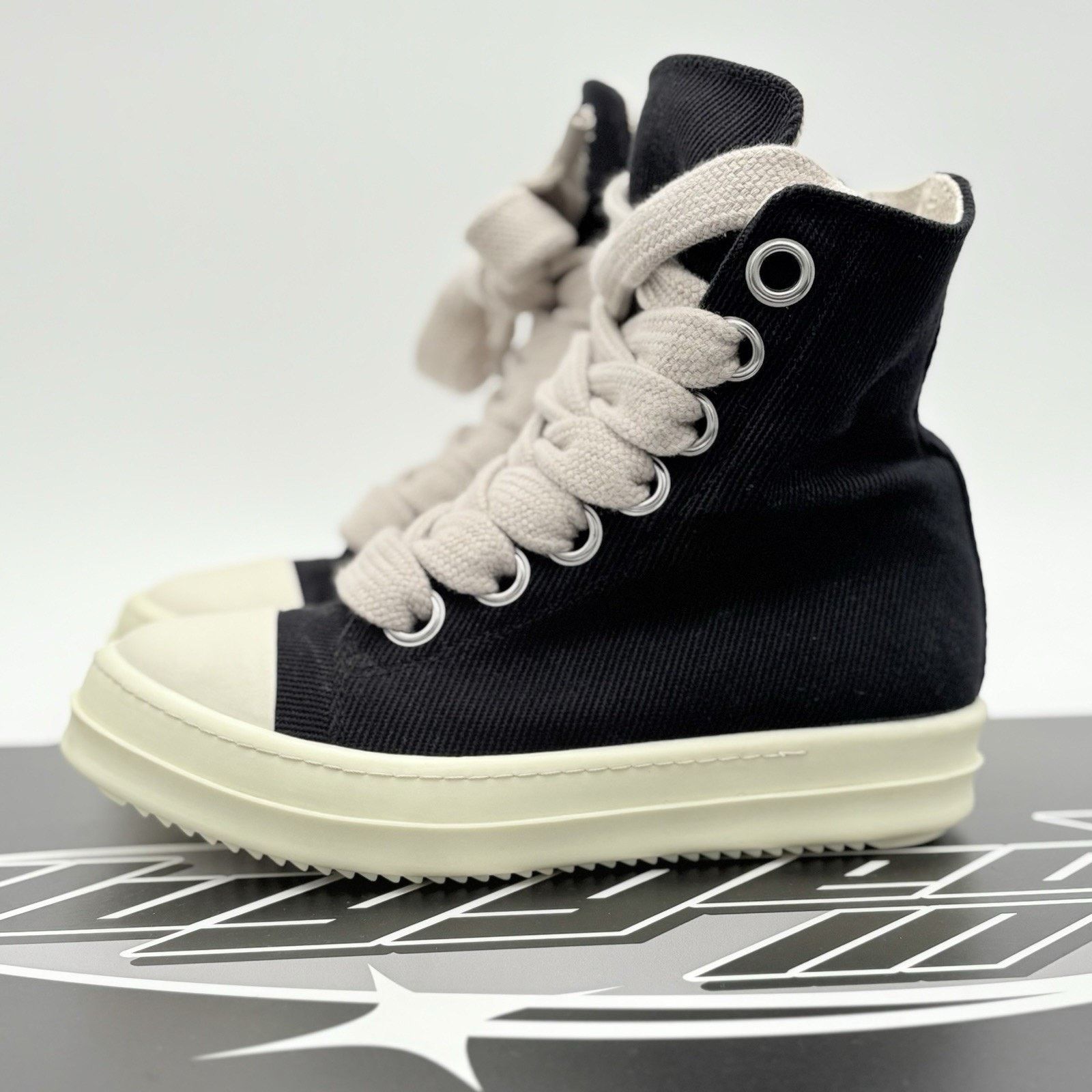 Rick Owens Rick Owens Geobasket Jumbo Laces Sneakers Size 40 | Grailed