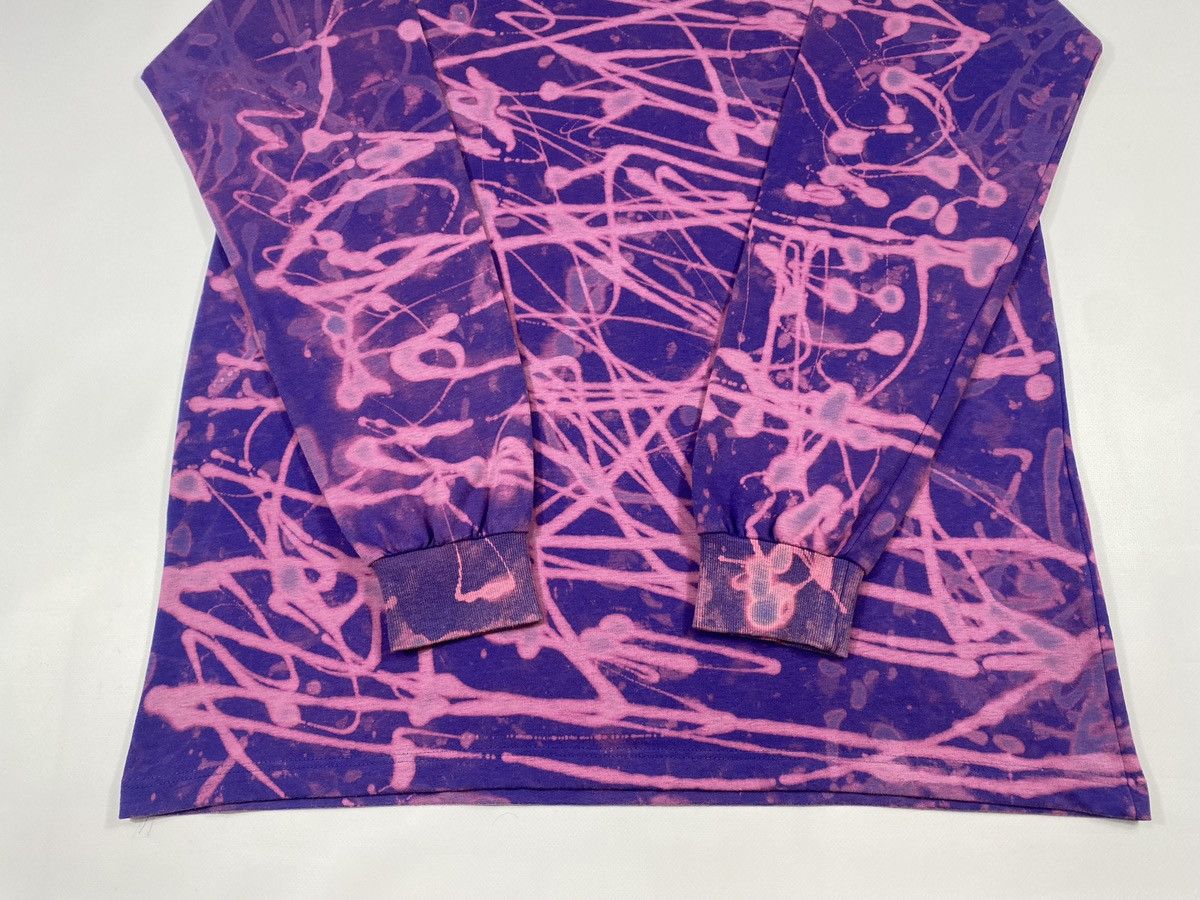 Asics 🔥LASTDROP🔥 Vintage 90s Asics Acid Dyed Mock Neck Sweatshirt Size US XL / EU 56 / 4 - 5 Thumbnail