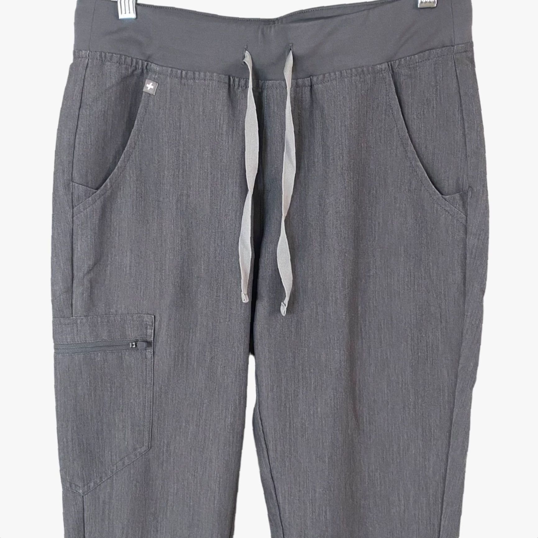 Vintage FIGS Zamora Technical Jogger Scrub Pants Nurse Womens Small Gray Stretch Size 28" / US 6 / IT 42 - 5 Thumbnail