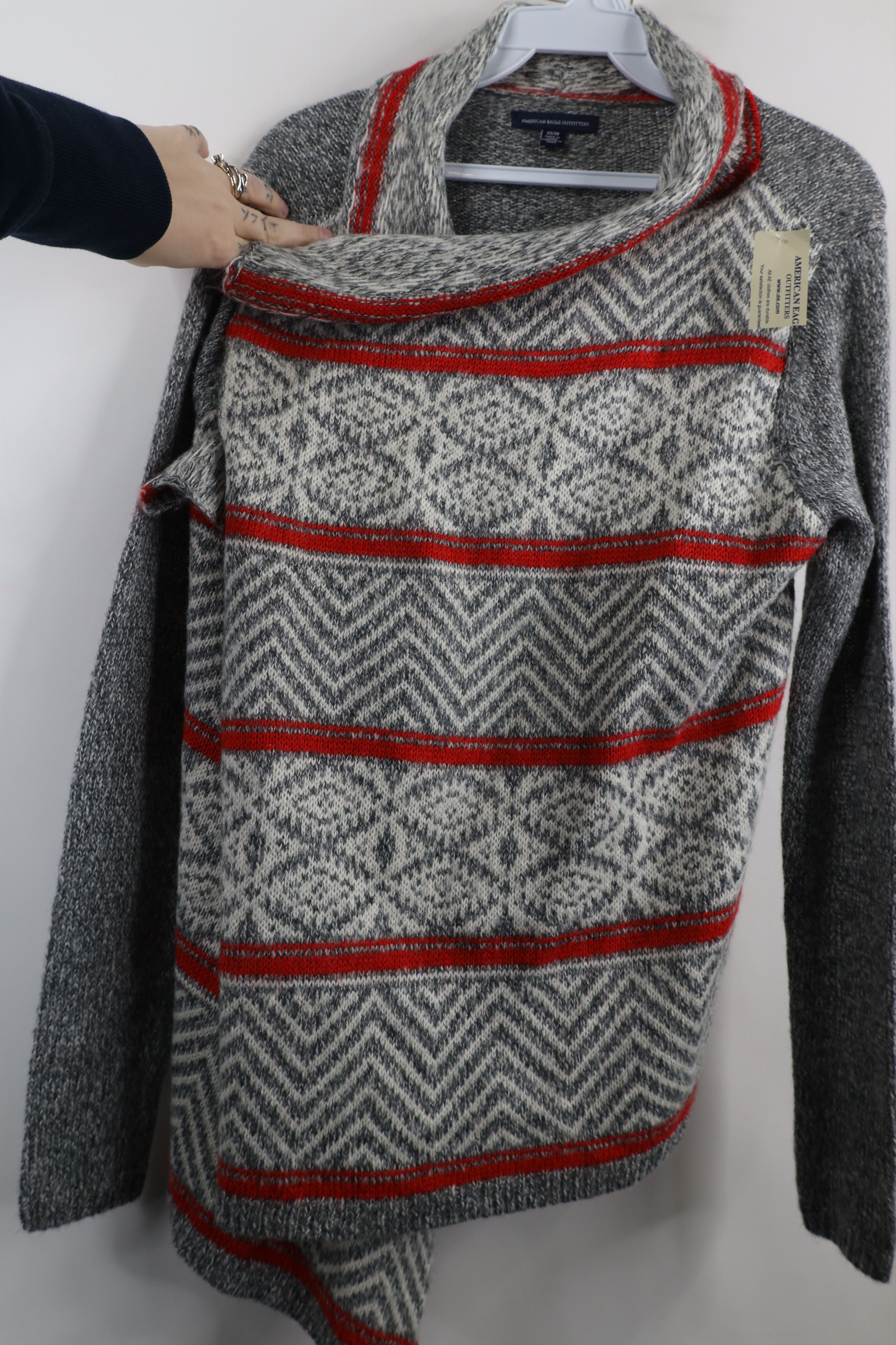 American Eagle Outfitters × Vintage Deadstock Vintage Y2K American Eagle Front Cardigan Sweater Size XS / US 0-2 / IT 36-38 - 6 Thumbnail