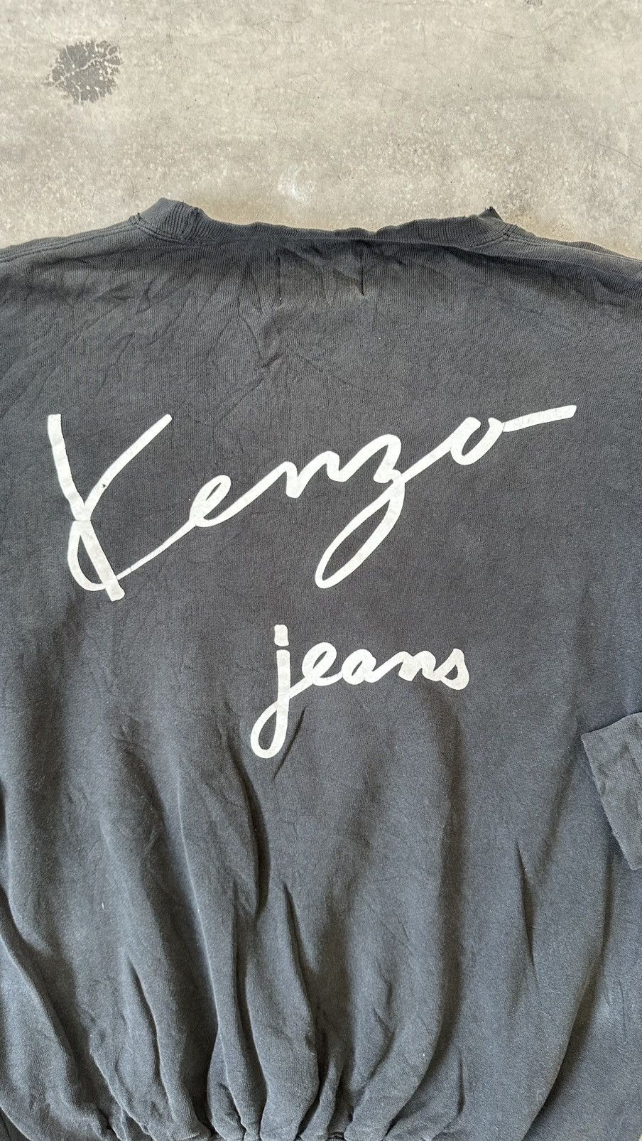 Kenzo VINTAGE KENZO JEANS WELL WORN SWEATSHIRT Size US XL / EU 56 / 4 - 2 Thumbnail