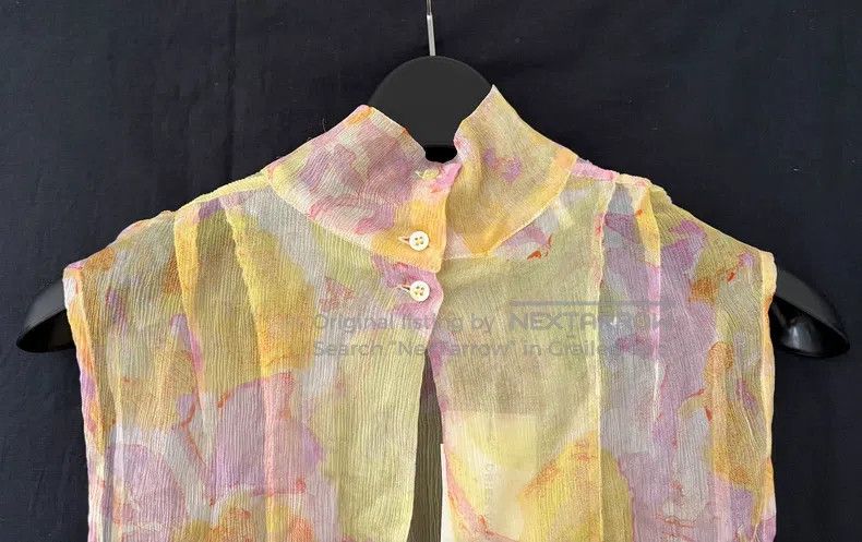 Dries Van Noten Dries Van Noten Fairy-Style Printed Silk Camisole Top Size L / US 10 / IT 46 - 4 Thumbnail