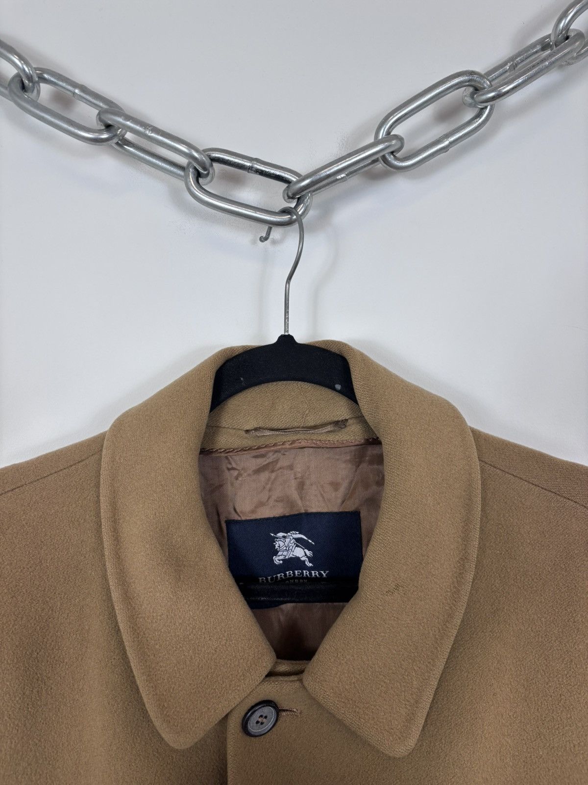 Burberry Burberry Men’s Classic Luxury Nova Check Wool Cashmere Coat Size US M / EU 48-50 / 2 - 5 Thumbnail
