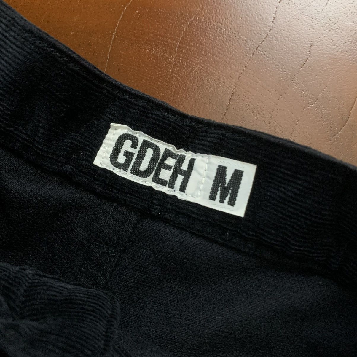 GOODENOUGH Good Enough GDEH Black Corduroy Pants Size US 33 - 4 Thumbnail