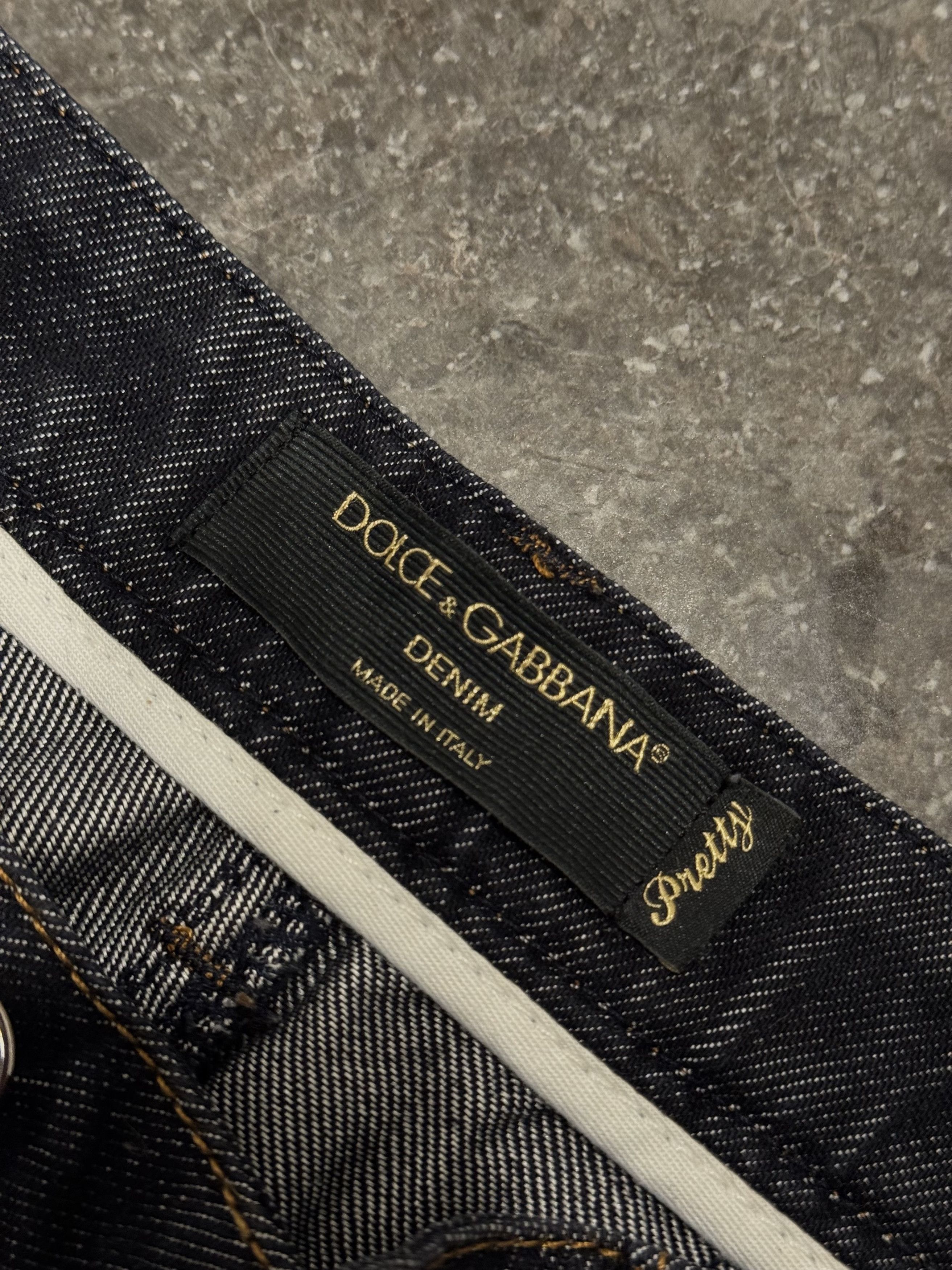 Dolce & Gabbana Dolce & Gabbana Dark Wash Jeans - Italian Denim Size 28" / US 6 / IT 42 - 6 Thumbnail