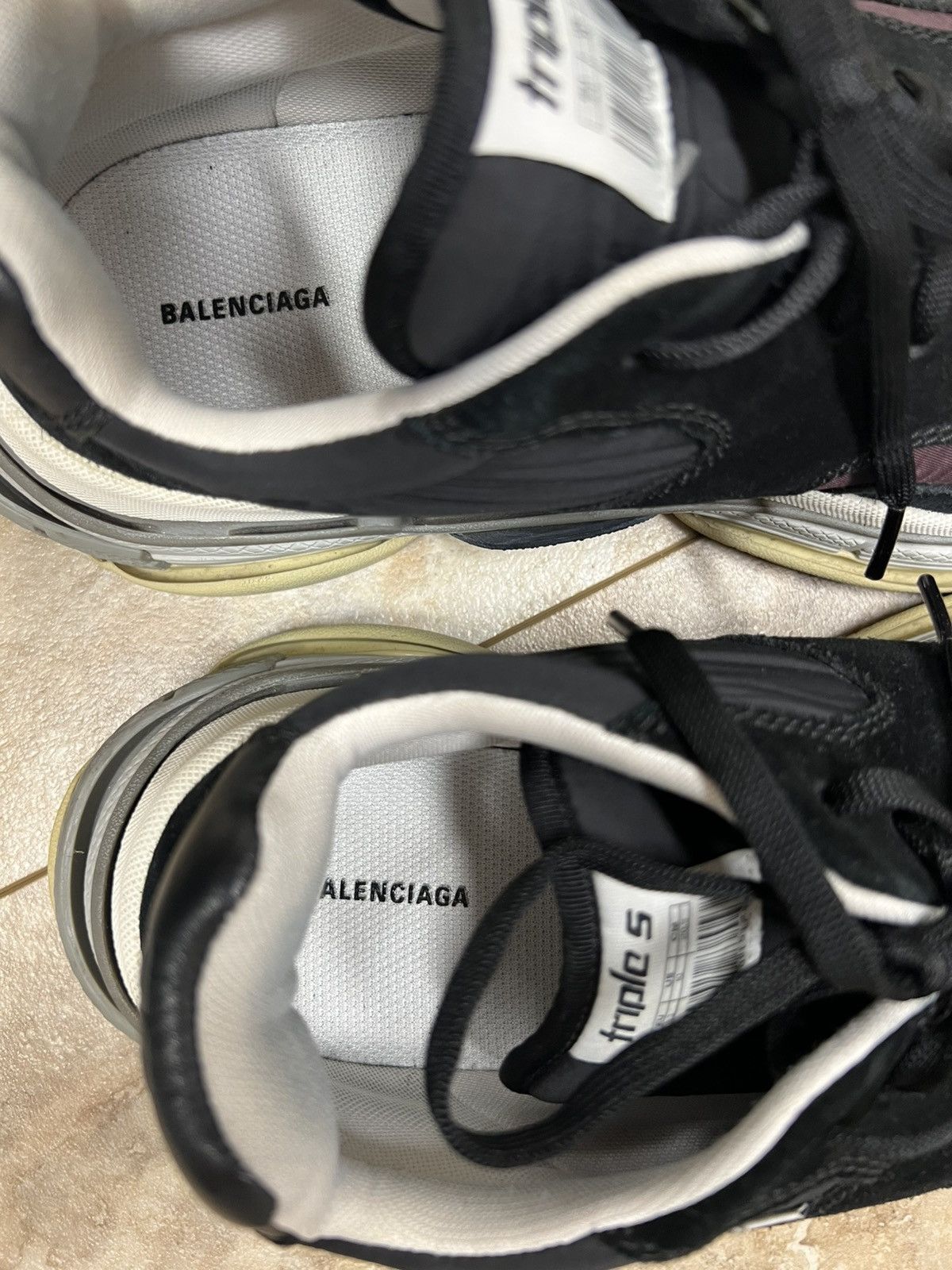 Balenciaga Balenciaga Triple S 2.0 ‘Bordeaux’ Suede/Nylon Sneakers Size US 10 / EU 43 - 9 Thumbnail