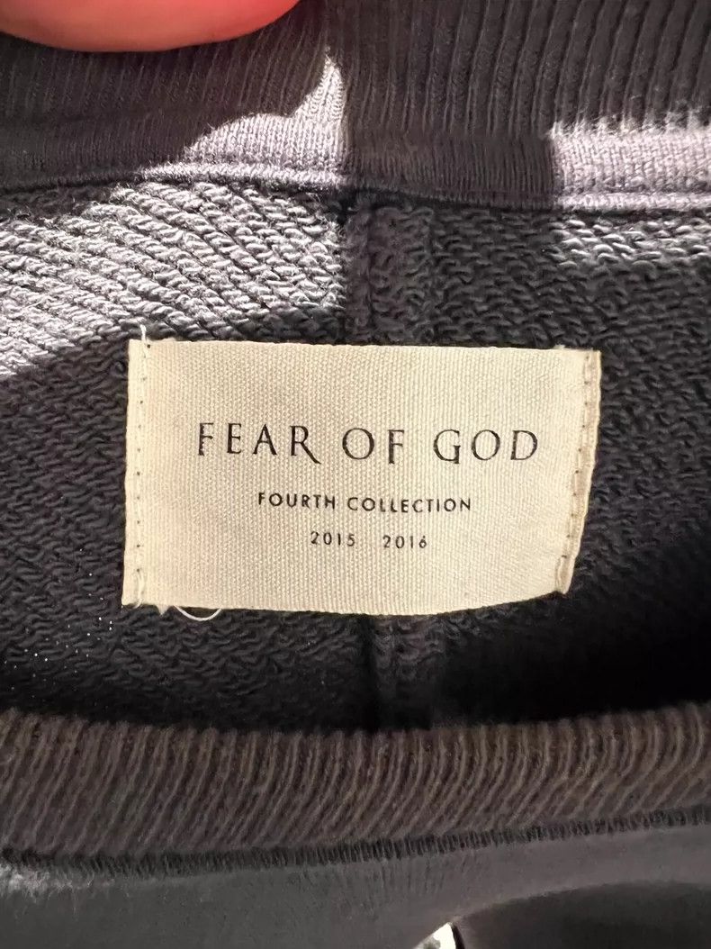 Fear of God Fear of God 4th dark gray pullover sweatshirt Size US XL / EU 56 / 4 - 3 Thumbnail