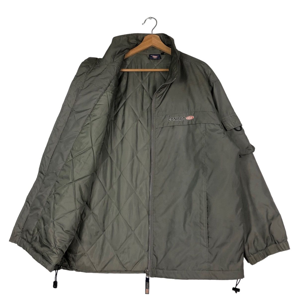 Japanese Brand 🔥Vintage Double Layer Jacket Zipper Conart Big Logo Size US L / EU 52-54 / 3 - 12 Thumbnail
