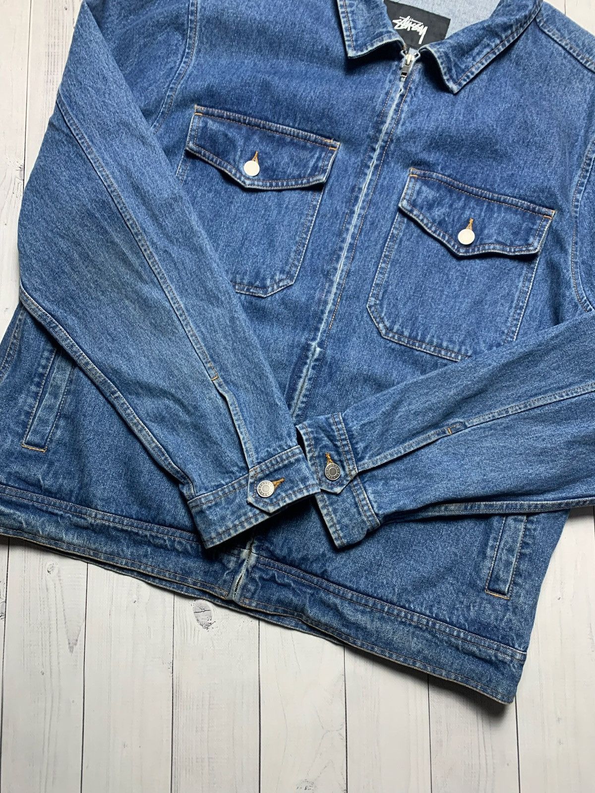 Other Vintage Stussy Denim jacket size XL rare Size US XL / EU 56 / 4 - 7 Thumbnail