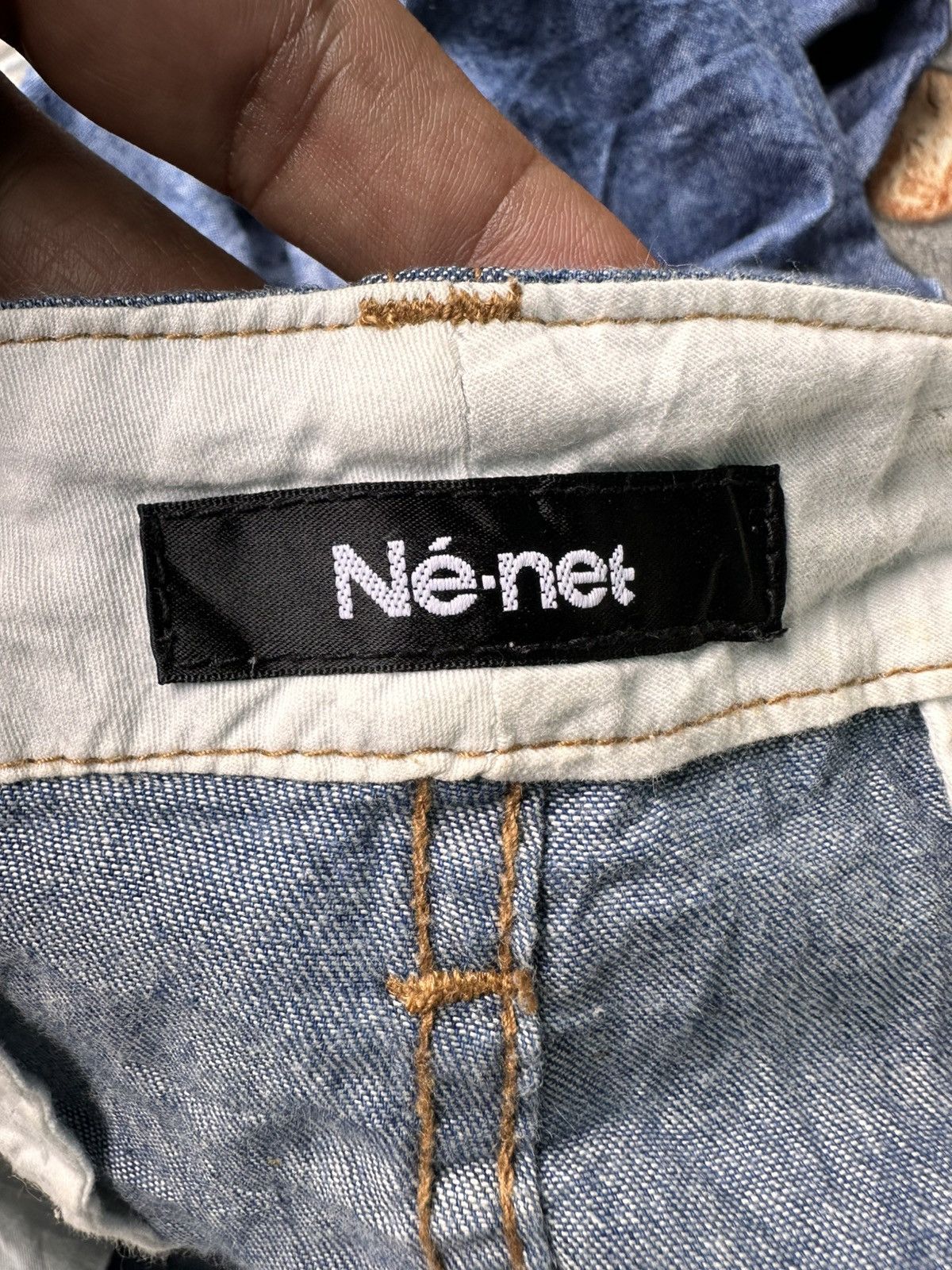 Issey Miyake × Japanese Brand × Ne-Net Ne-net By Issey Miyake 2 Star Pants Size US 31 - 4 Thumbnail