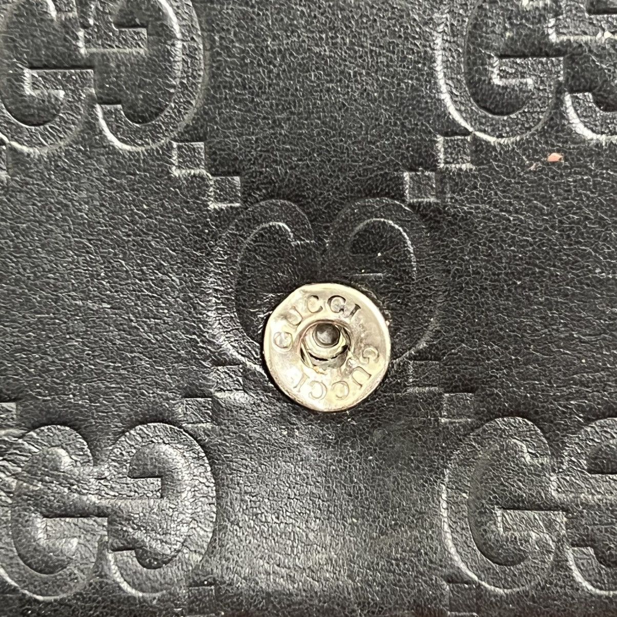 Gucci Gucci Guccissima Long Wallet Black Size ONE SIZE - 17 Thumbnail