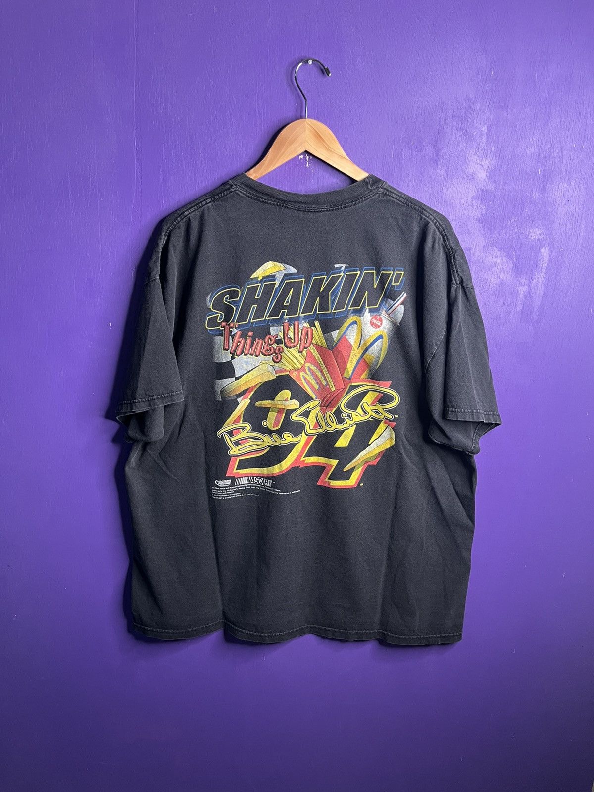 NASCAR × Vintage Vintage 90s NASCAR Bill Elliot McDonald’s t-shirt Size US XL / EU 56 / 4 - 2 Thumbnail