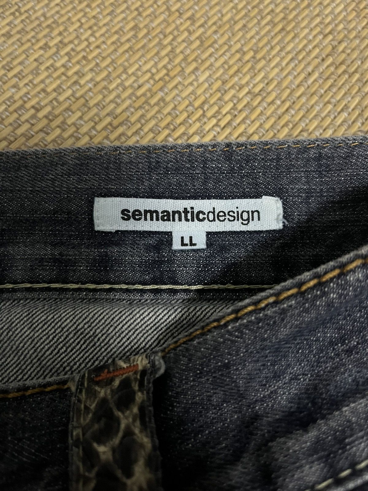 semanticdesign Semantic design SnakeSkin Flare Black Size US 36 / EU 52 - 5 Thumbnail