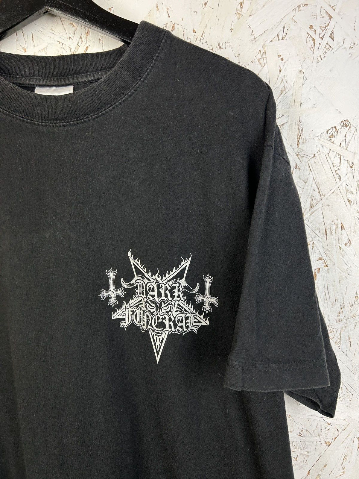 Band Tees Vintage 2001 Dark Funeral Ego Vos Benedictio Metal T-Shirt Size US XL / EU 56 / 4 - 6 Thumbnail