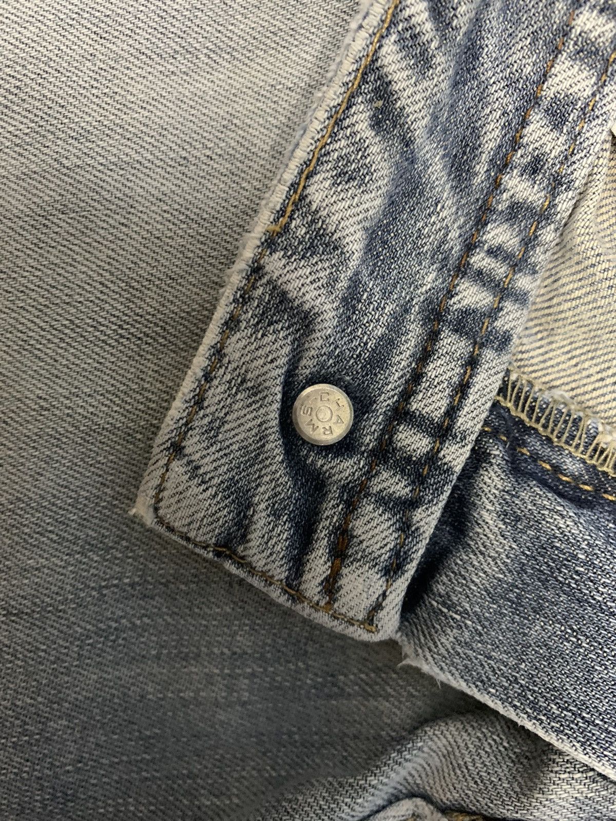 Japanese Brand Vintage Japanese Brand Blue Wash Flare Wide Leg Jeans Size 26" / US 2 / IT 38 - 5 Thumbnail