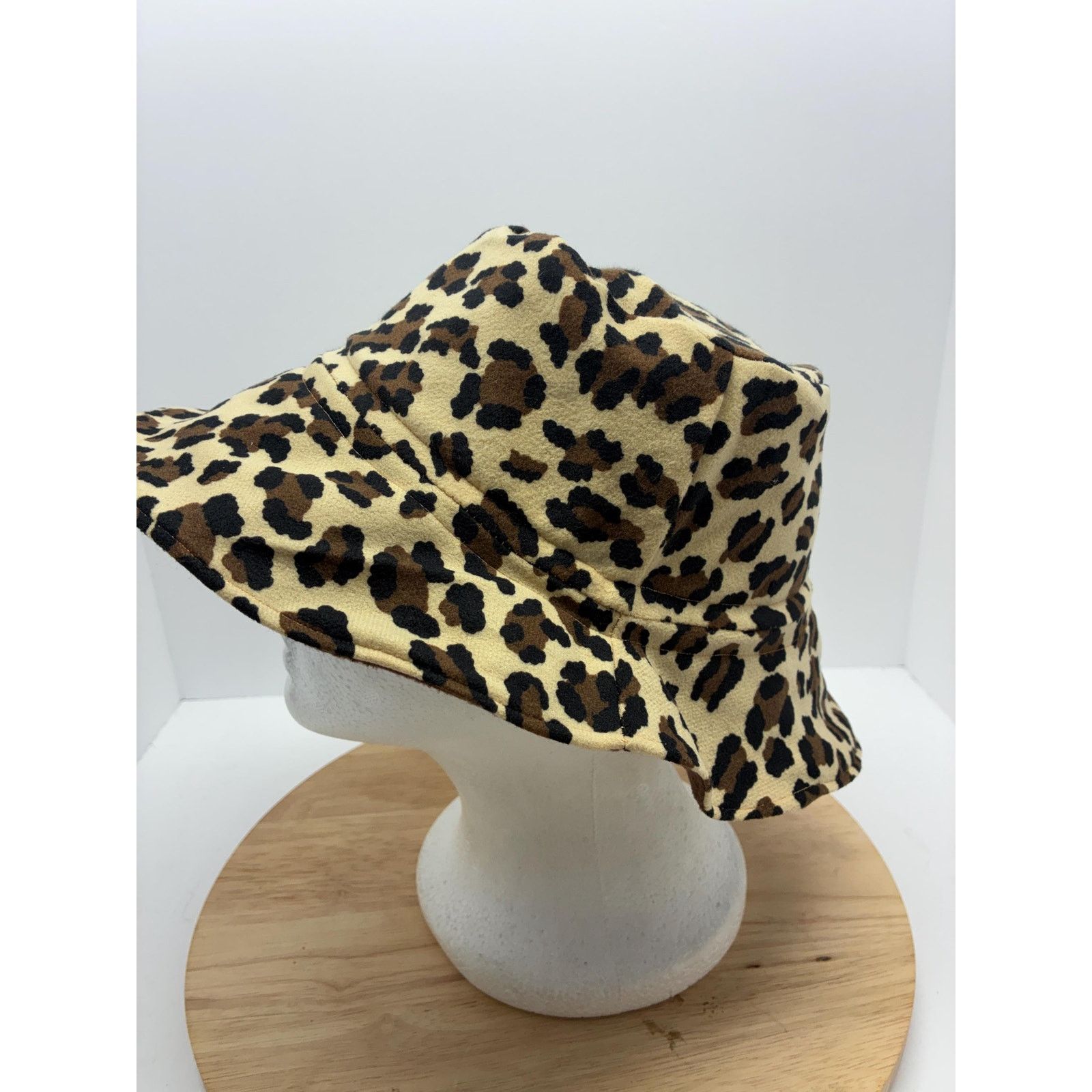 Other The Cheetah — Upcycled Cheetah Print Polyester Bucket Hat Size ONE SIZE - 3 Thumbnail