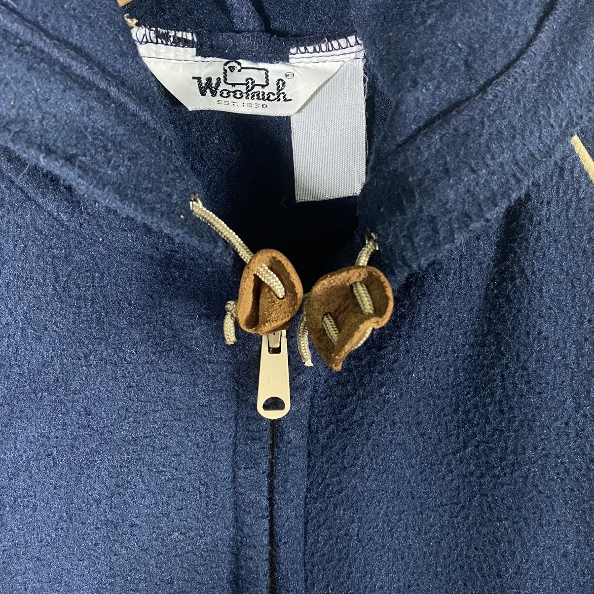 Vintage × Woolrich Woolen Mills Vintage 70s Woolrich Fleece Hoodie Zipper M Size Size US M / EU 48-50 / 2 - 7 Thumbnail