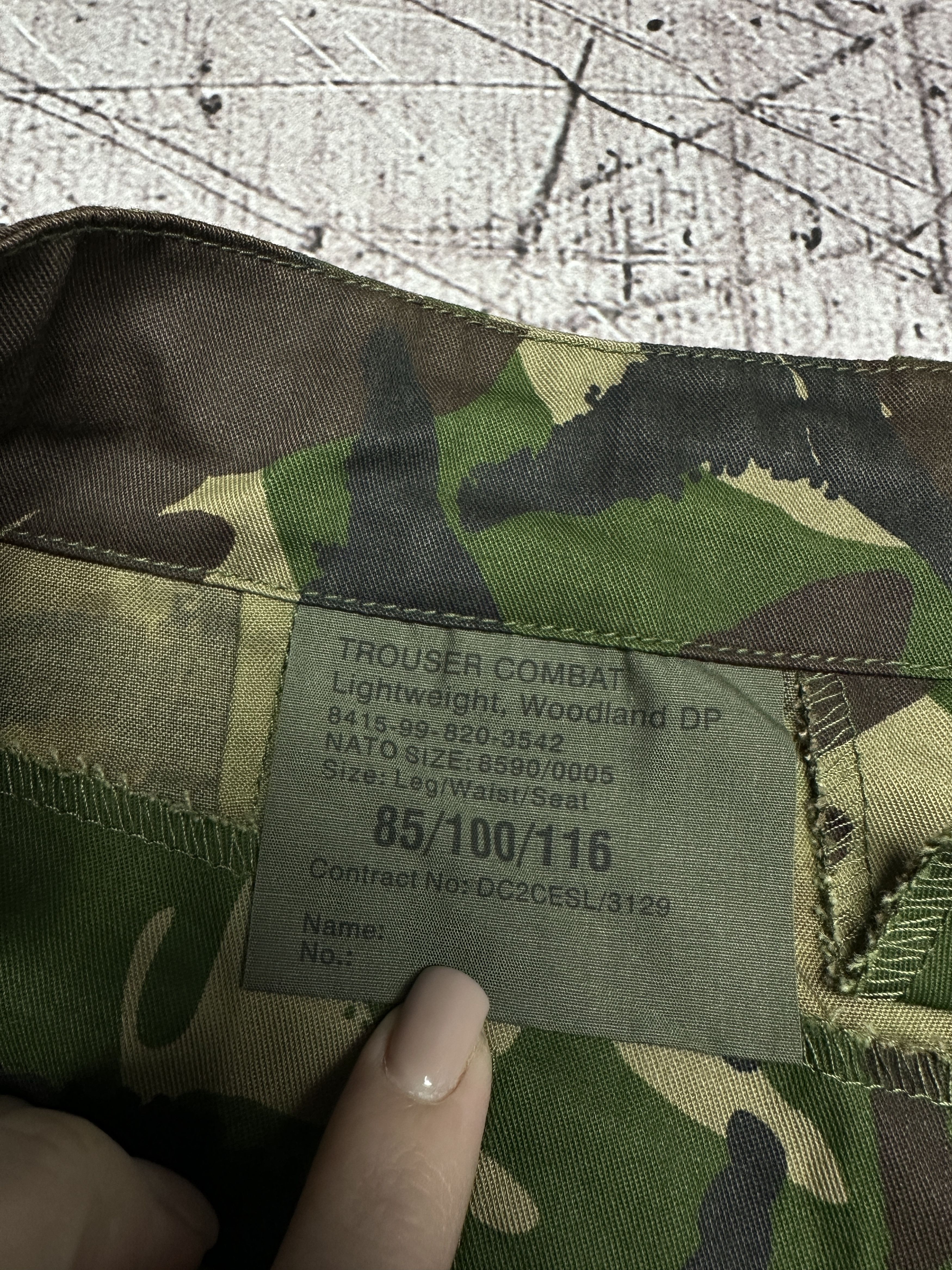 Vintage Nato Military Vintage Mens Camo Combat Pants Size US 36 / EU 52 - 3 Thumbnail