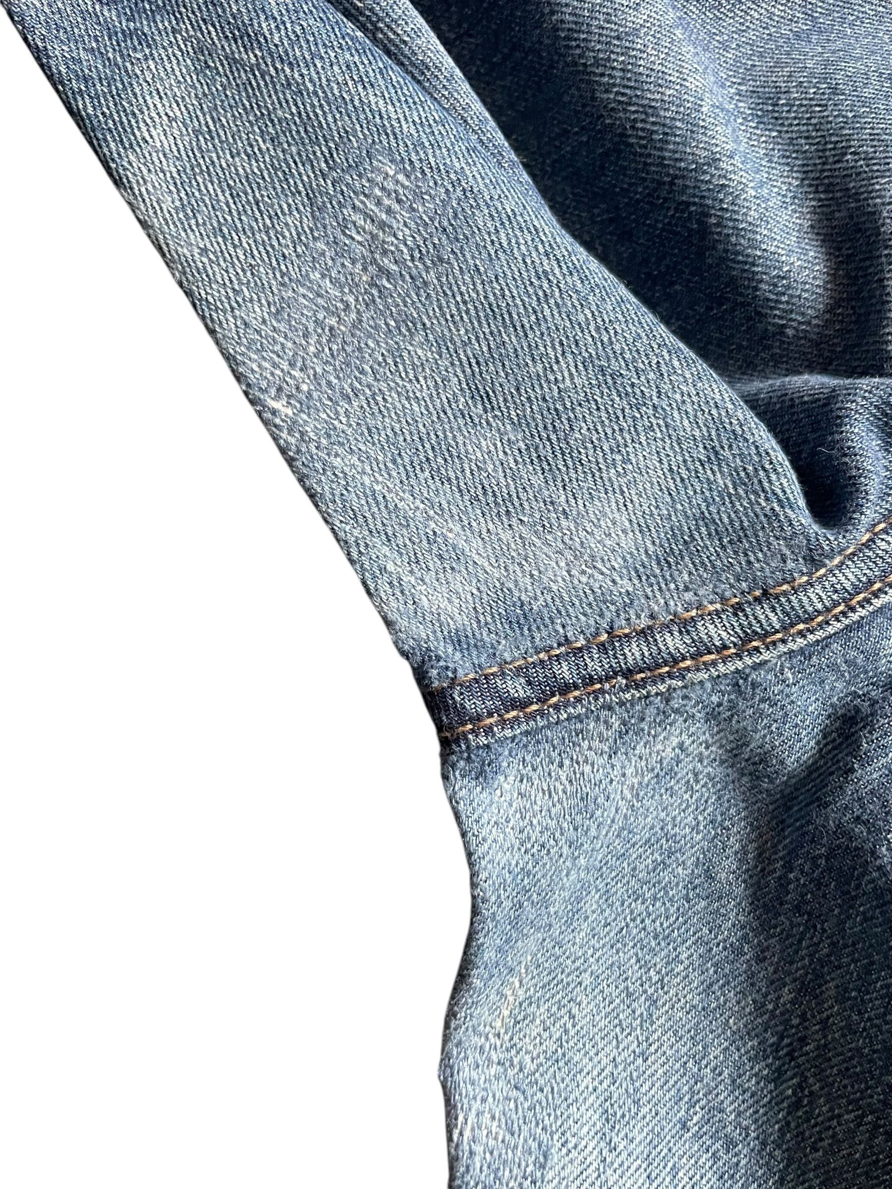 Japanese Brand Uniqlo Indigo Baggy Faded Denim Size US 36 / EU 52 - 15 Thumbnail