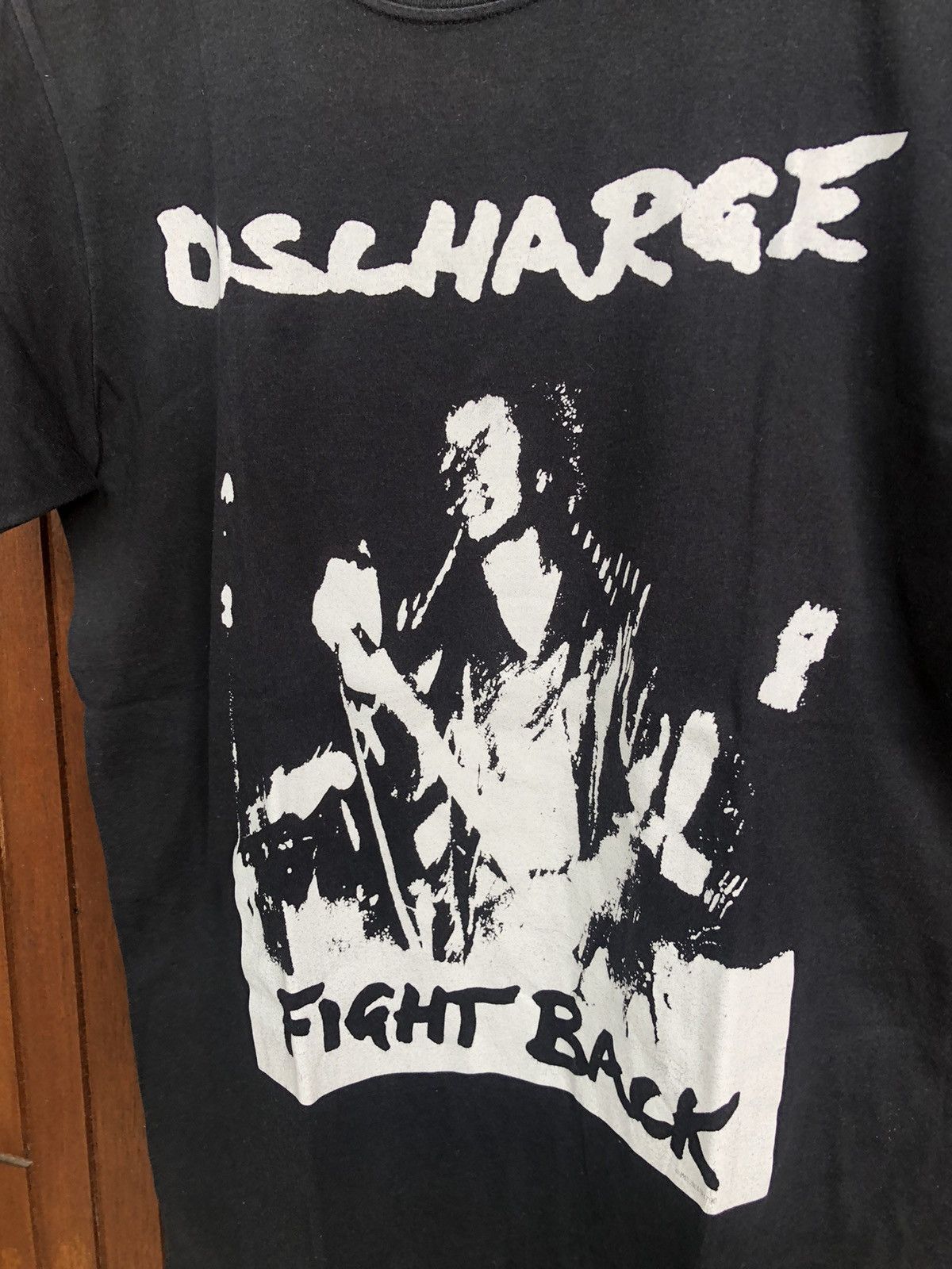 Band Tees × Vintage Discharge Fight Black Size US M / EU 48-50 / 2 - 2 Thumbnail