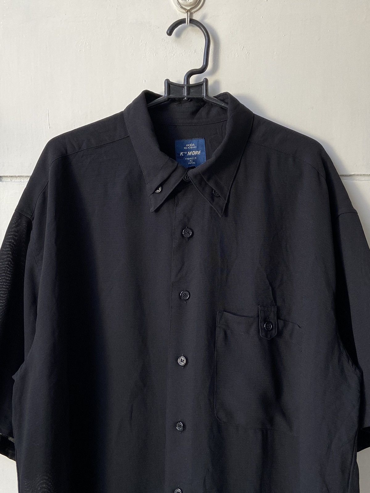 Isamu Katayama Backlash K’S Kadoya MORE MODA BASIC Black Shirt Size US L / EU 52-54 / 3 - 12 Thumbnail