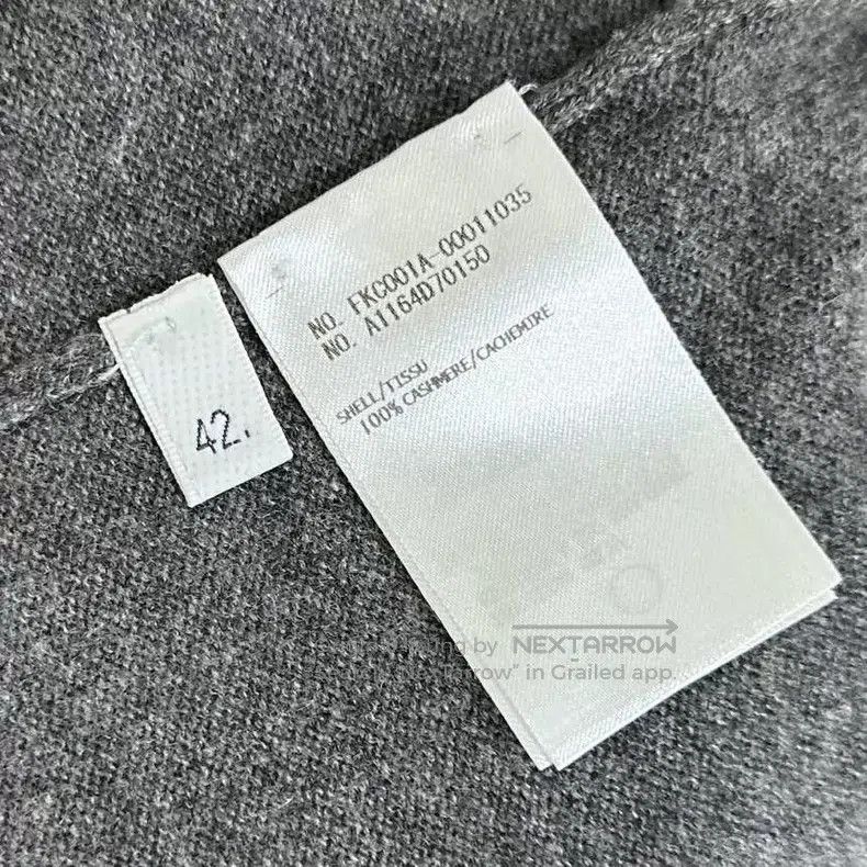 Thom Browne Thom Browne Deep Gray Cashmere Cardigan Size US XS / EU 42 / 0 - 5 Thumbnail