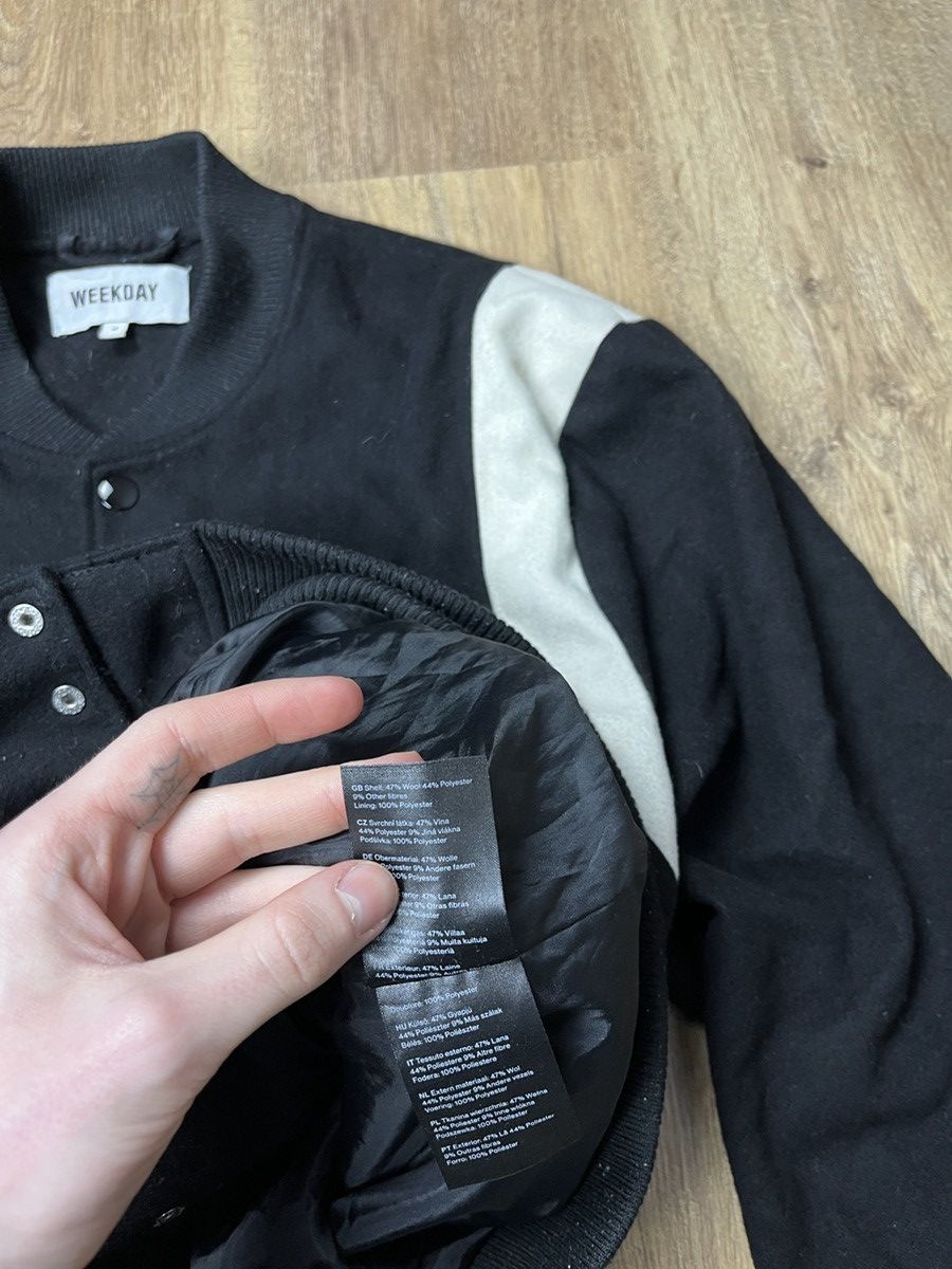 Weekday ➕ weekday varsity baseball bomber jacket teddy style wool Size US M / EU 48-50 / 2 - 4 Thumbnail