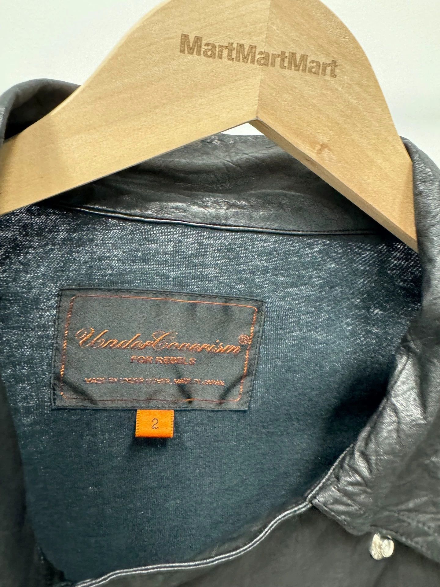 Undercover Undercover 06SS T Archive Band slogan patchwork leather jac Size US M / EU 48-50 / 2 - 4 Thumbnail