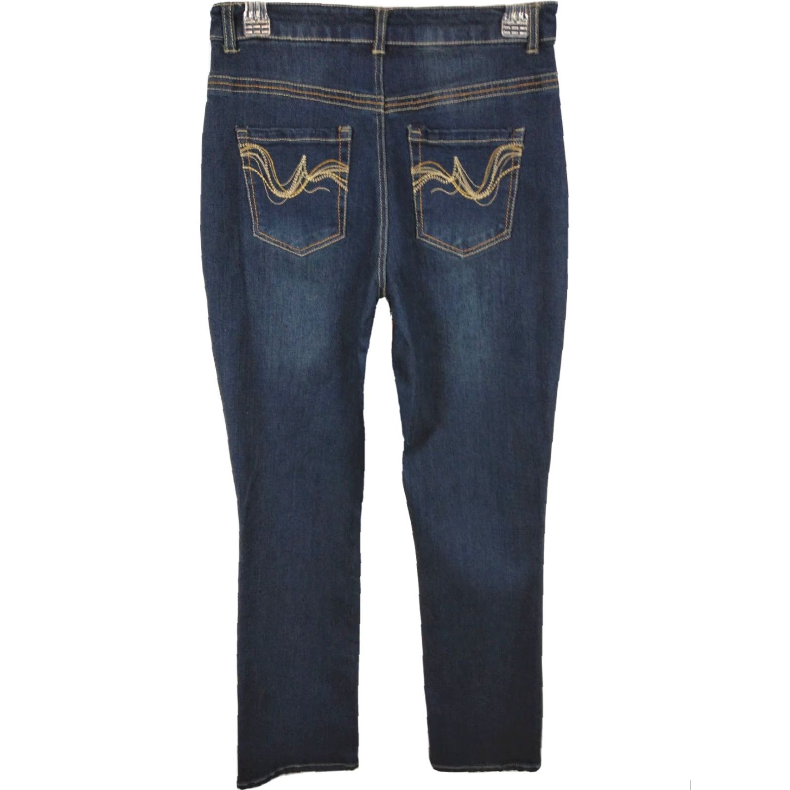 Vintage Christopher & Banks Jeans Womens Size 4 Pants Blue Denim Embroidered Pockets Jeans Womens 4 Blue Denim Embroidered Pockets Size 27" / US 4 / IT 40 - 3 Thumbnail