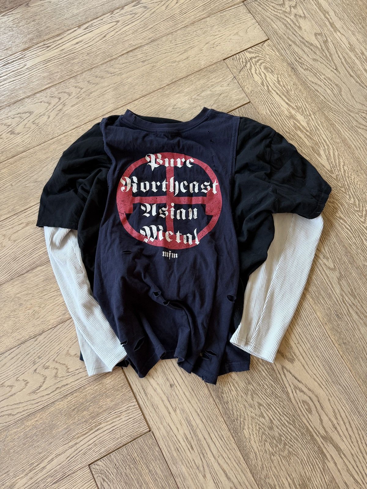 PROJECT G/R × murd333r.fm Project GR x Murd333r fm Layered Longsleeve Size US L / EU 52-54 / 3 - 2 Thumbnail