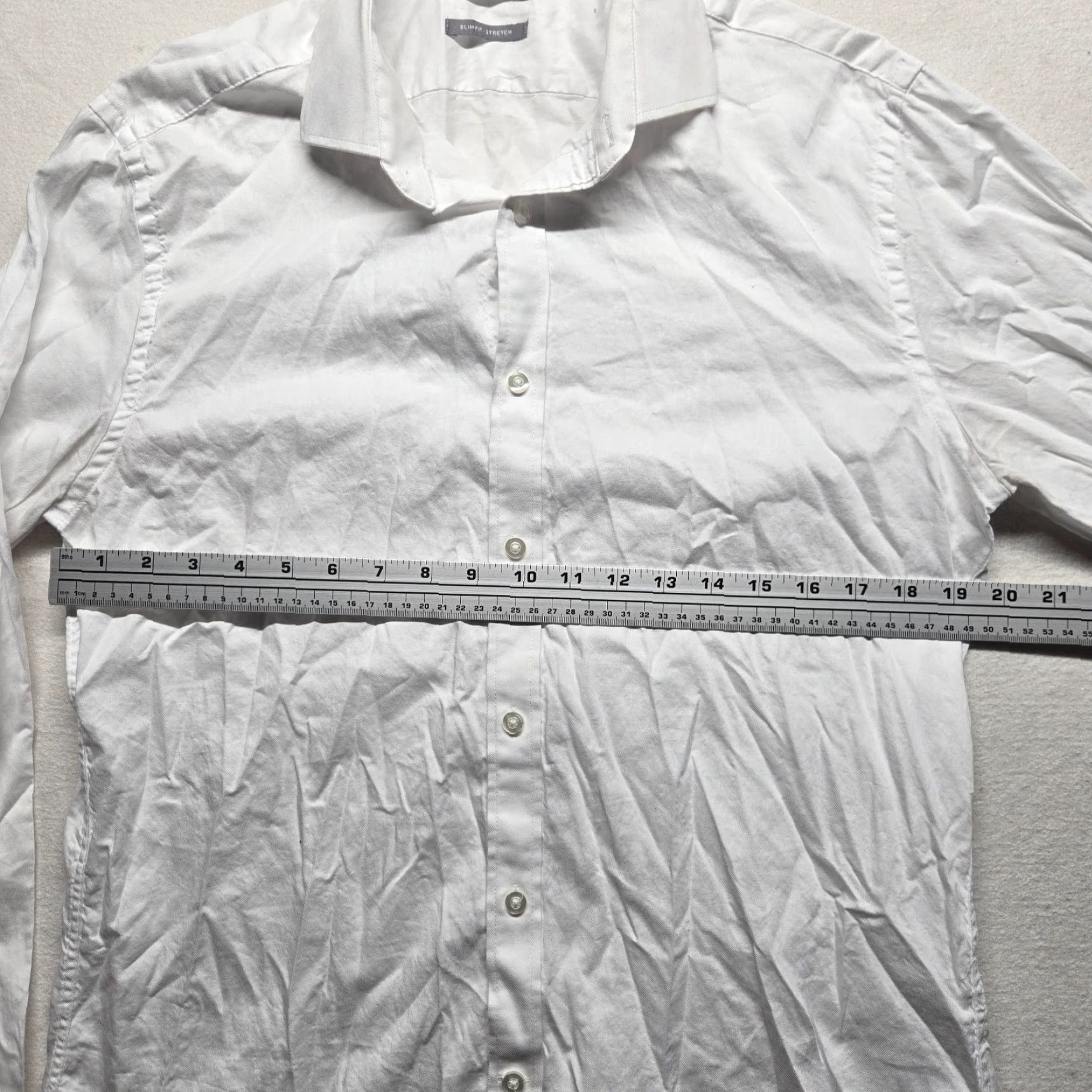 Michael Kors MICHAEL KORS Button-Up Dress Shirt Adult Men's 16 Large Classic Fit Long Sleeve Solid White 100% Cotton Size US L / EU 52-54 / 3 - 3 Thumbnail