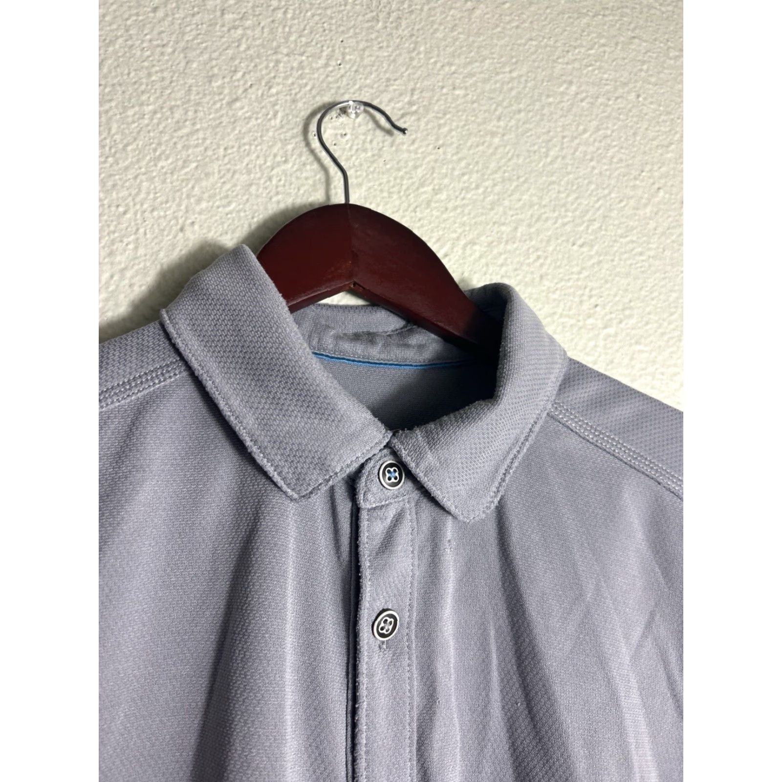Tommy Bahama Tommy Bahama Mens Medium Gray Short Sleeve Button Up Shirt Gray Tencel Size US M / EU 48-50 / 2 - 3 Thumbnail