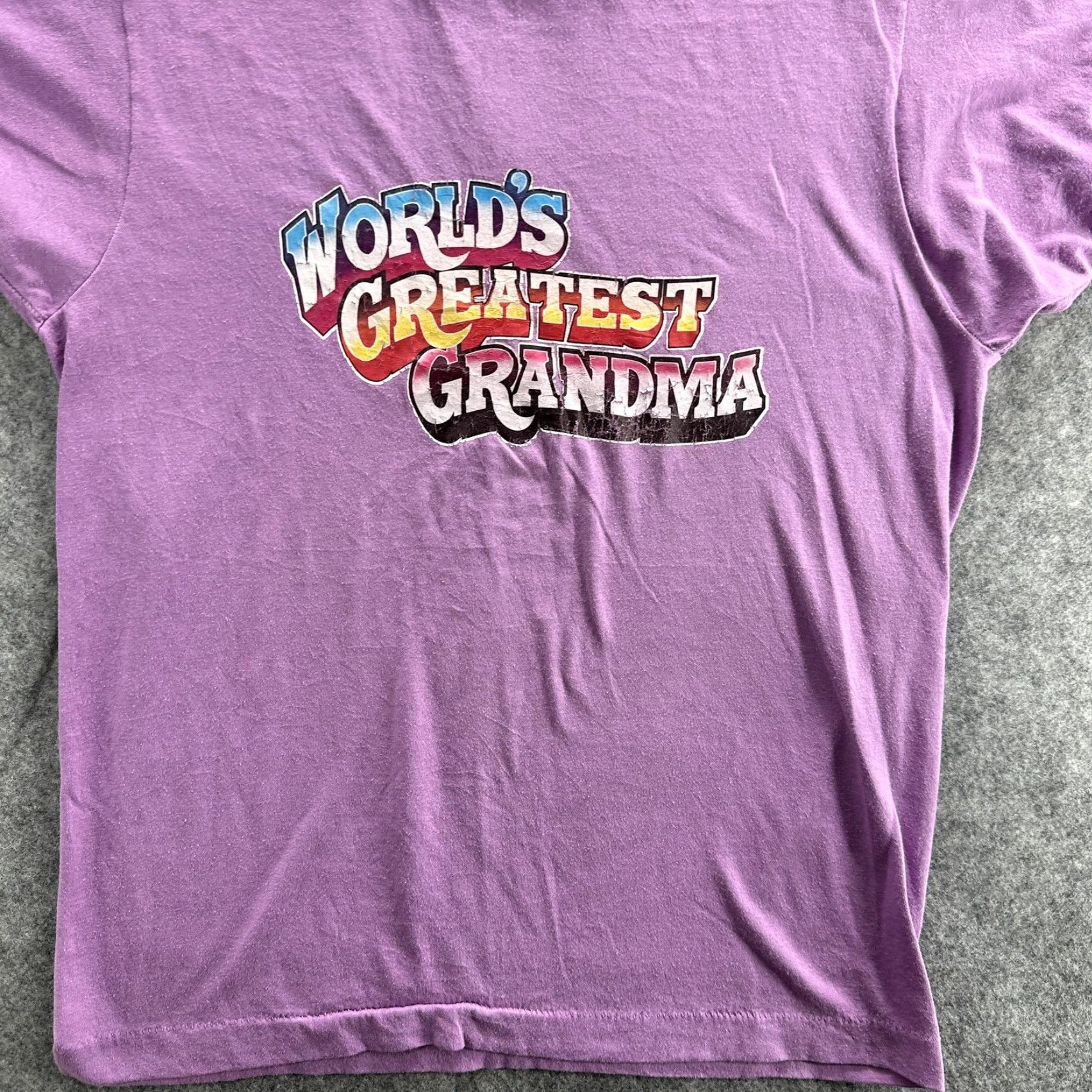 Vintage VINTAGE Worlds Greatest Grandma Shirt Womens Medium Graphic Tee Made USA 90s Size M / US 6-8 / IT 42-44 - 3 Thumbnail