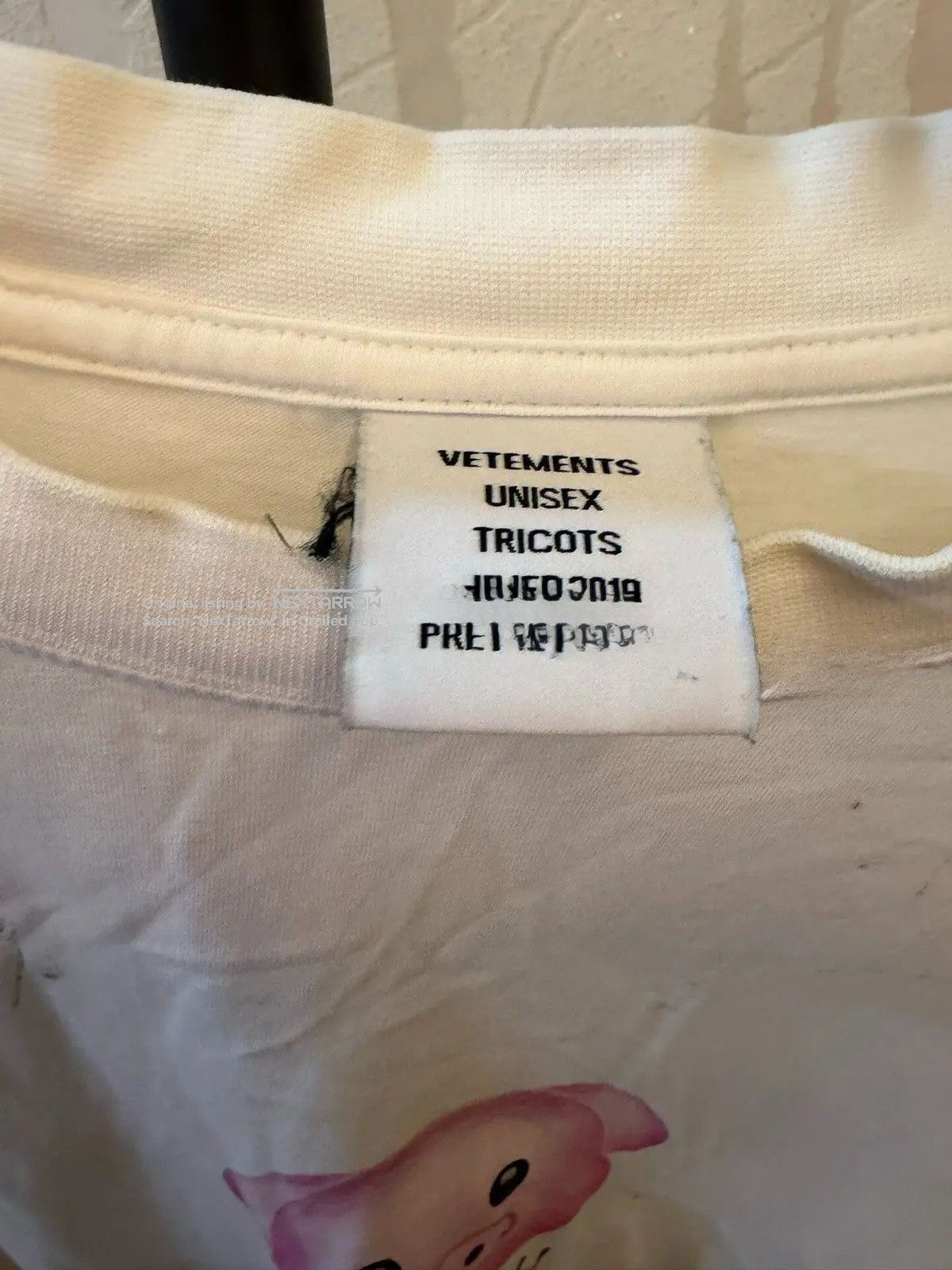 Vetements Vetements 19SS Pig Rainbow Calendar Short Sleeve Tee LLLL24 Size US XS / EU 42 / 0 - 3 Thumbnail
