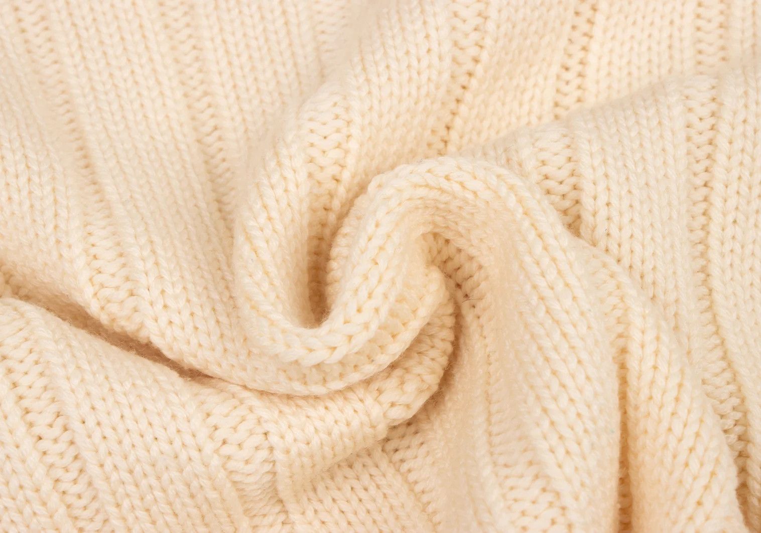 Armani Collezioni Wool Knit Zip Jacket in Beige Size 48 Size US XXS / EU 40 - 17 Thumbnail