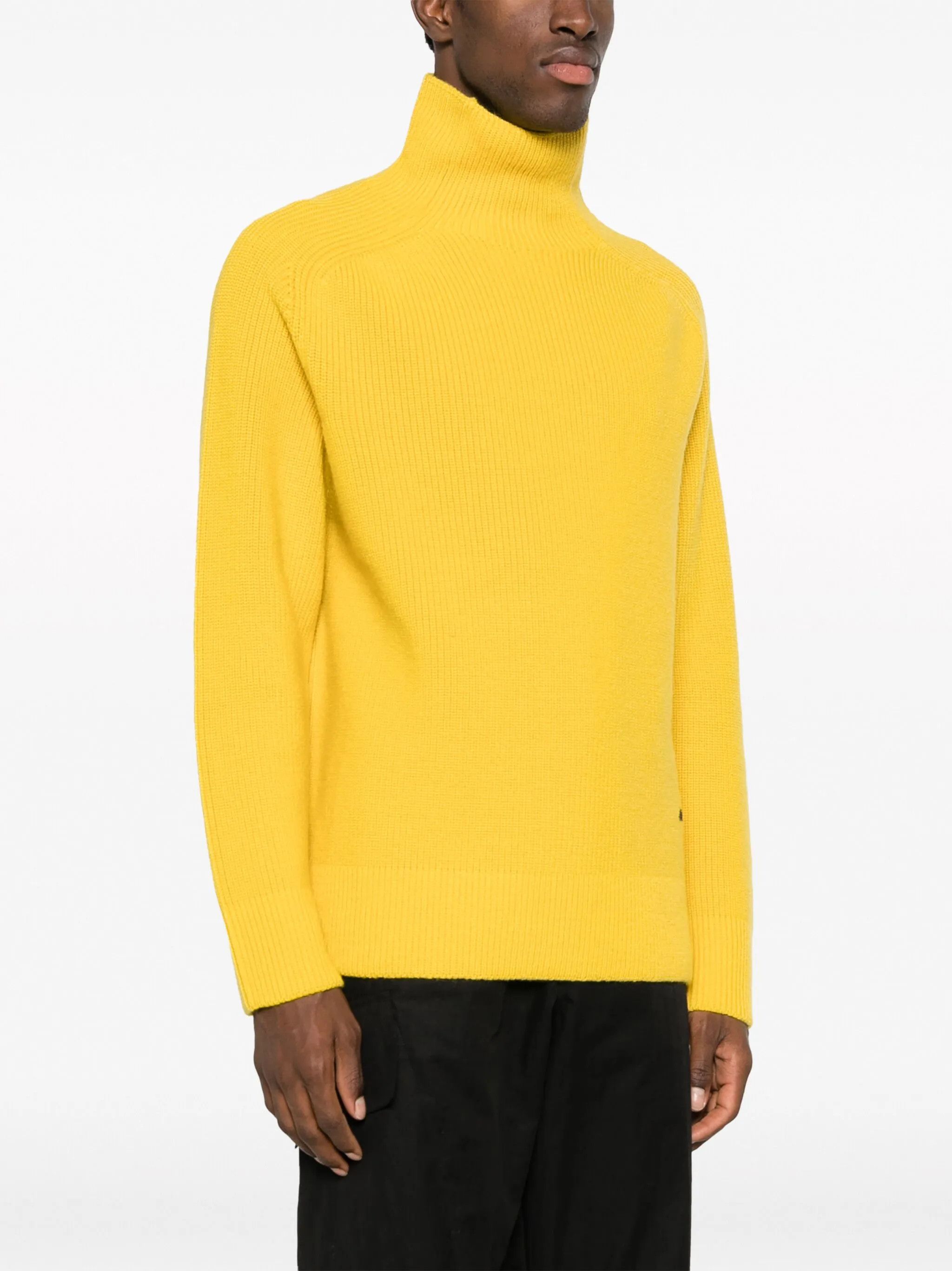 OAMC o1y0225 Logo Turtleneck Sweatshirt in Yellow Size US S / EU 44-46 / 1 - 3 Thumbnail