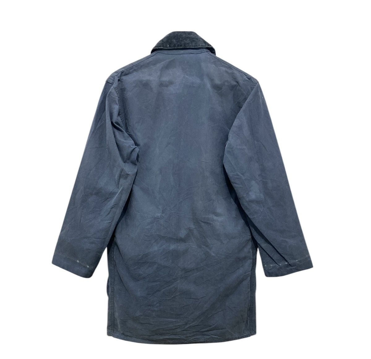Barbour × Vintage Vintage Barbour Border Waxed Jacket 81cm/32in Hunting Size US S / EU 44-46 / 1 - 2 Thumbnail