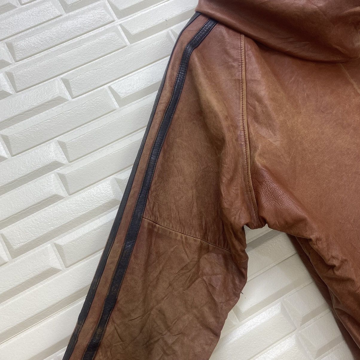 Schott Schott N.Y.C Sportswear Sheep Skin Genuine Leather Jacket Size US S / EU 44-46 / 1 - 17 Thumbnail