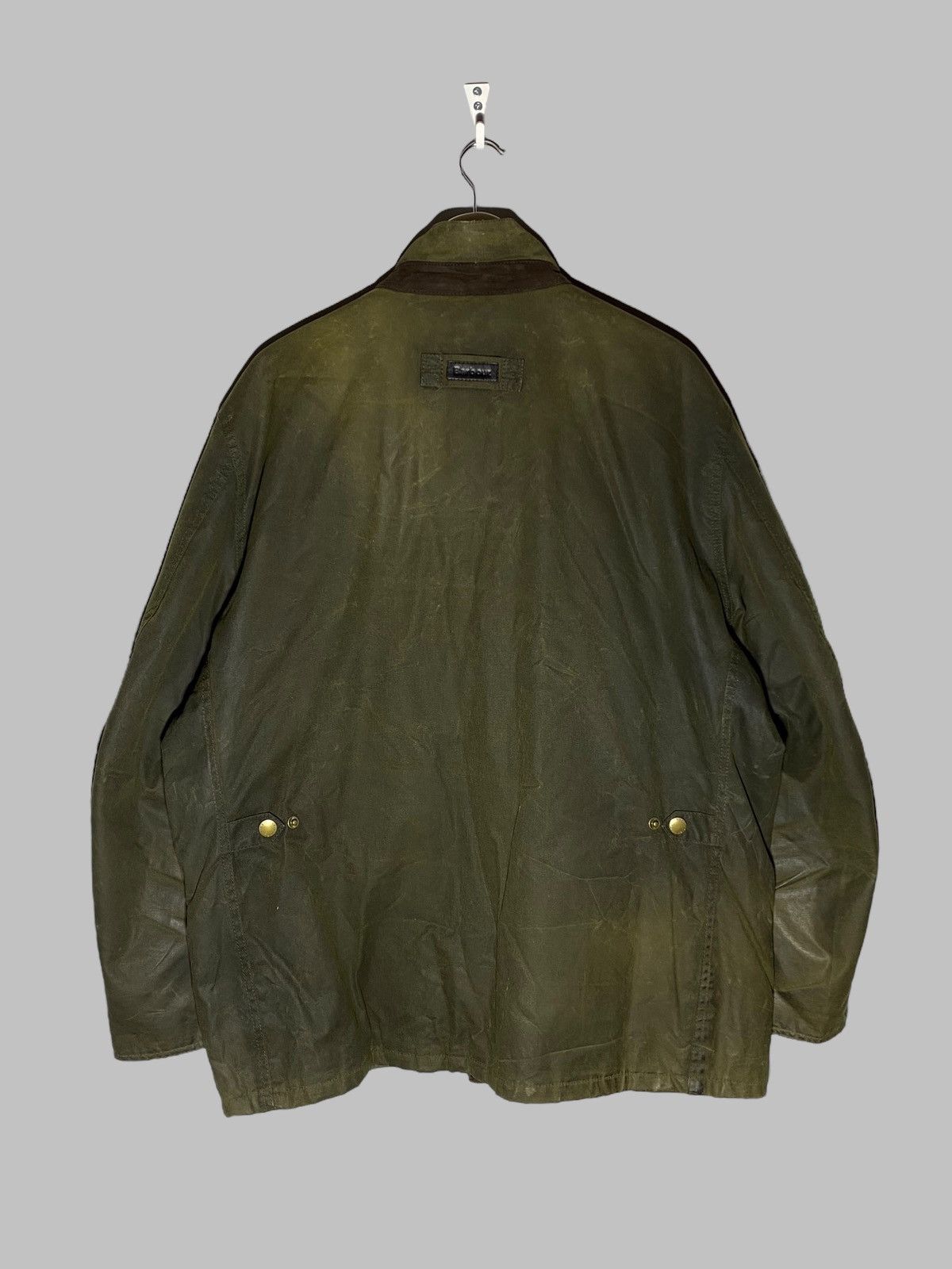 Barbour Barbour Guillemot Wax Jacket Men’s Green Size US XXL / EU 58 / 5 - 2 Thumbnail
