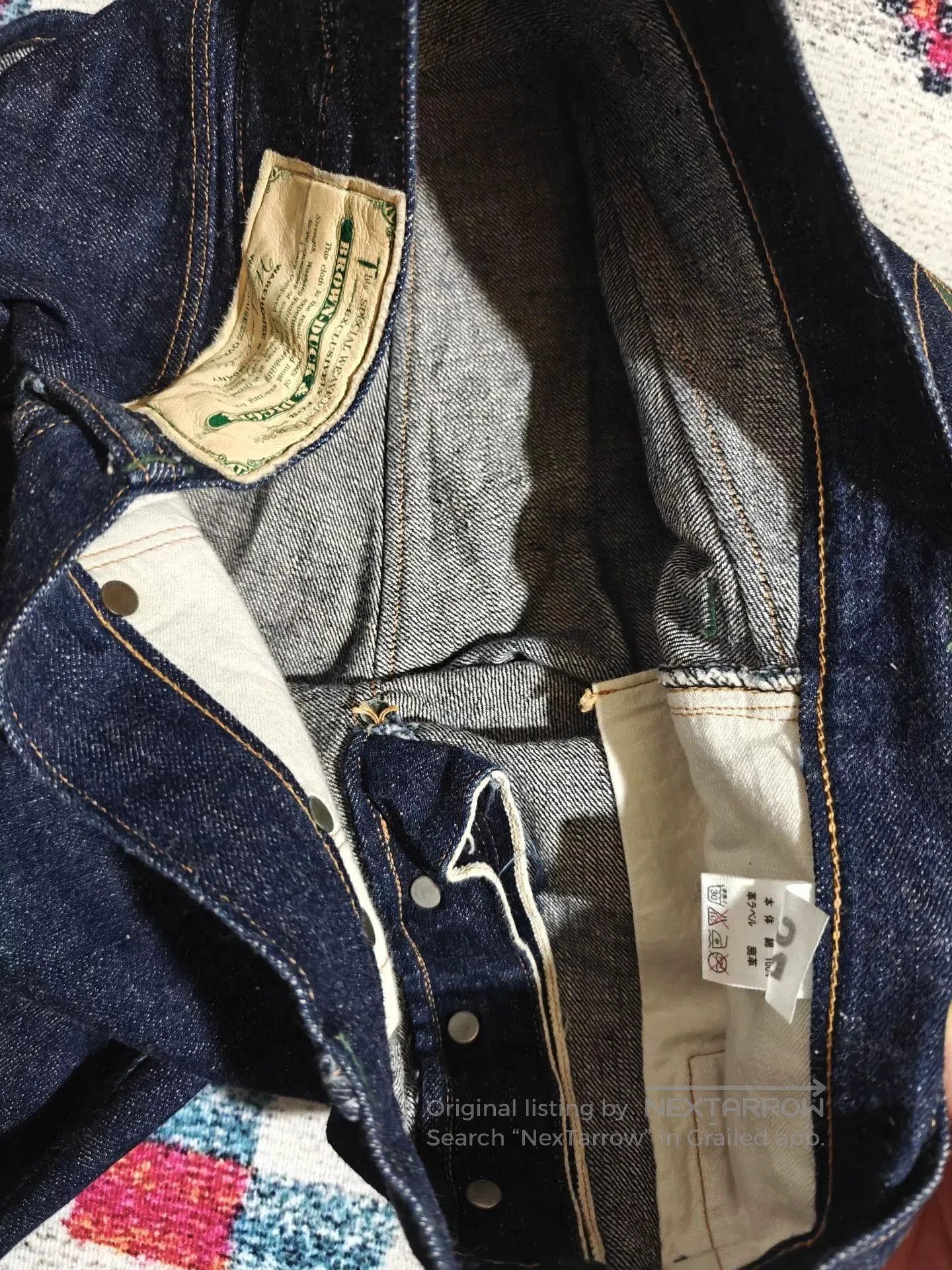 Vintage Warehouse 20th Anniversary Brown Duck Digger Jeans. Size US 32 / EU 48 - 8 Thumbnail