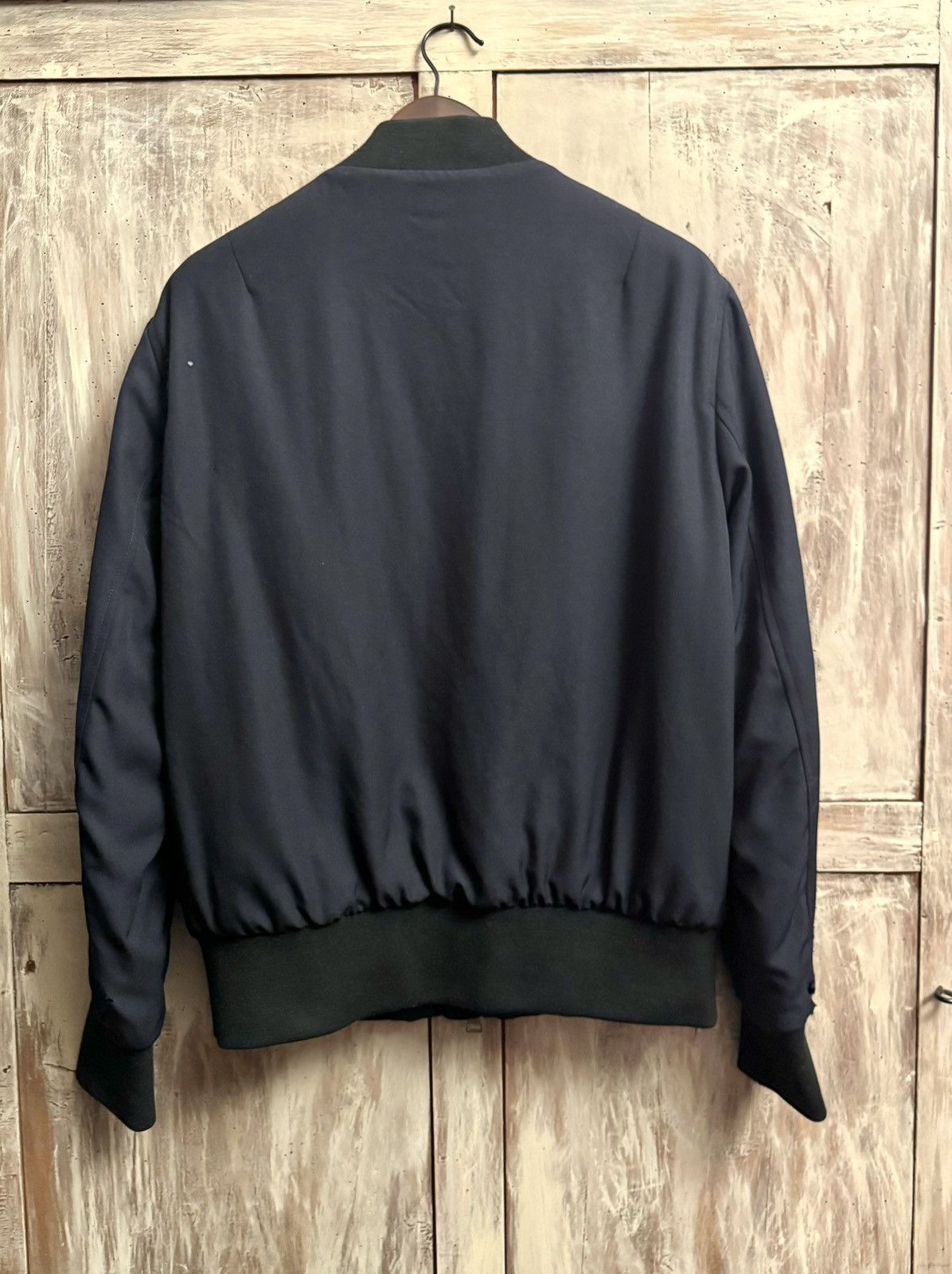 AMI Ami Paris navy wool papped Bombers L 2015 used Size US L / EU 52-54 / 3 - 8 Thumbnail