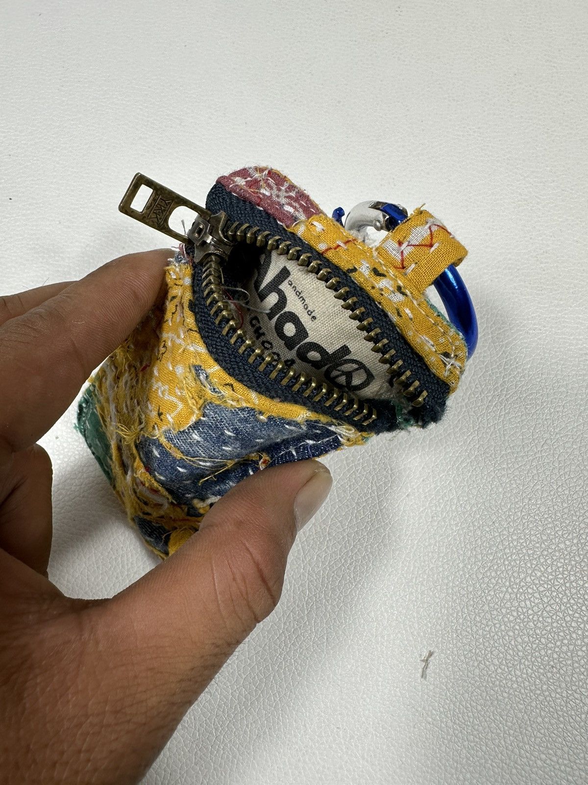 Other Custom Made Distressed Paisley Patchwork Keychain Wallet Size ONE SIZE - 5 Thumbnail