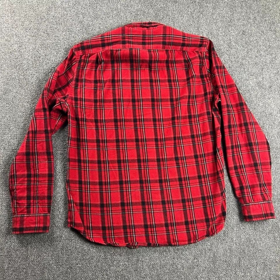 J.Crew J Crew Flannel Shirt Men Large Plaid Button Up Double Pocket Size US L / EU 52-54 / 3 - 6 Thumbnail