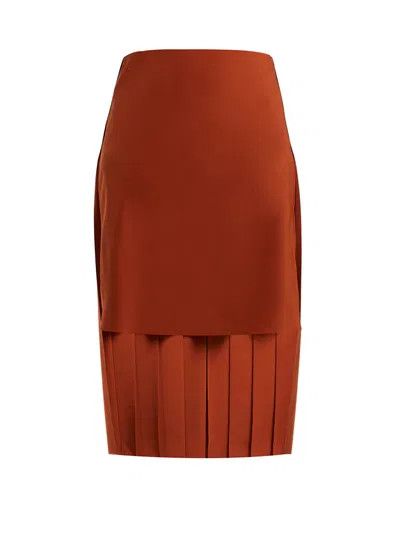 Chloe o1y0825 Mini Skirt in Brown Size 28" / US 6 / IT 42 - 1 Thumbnail