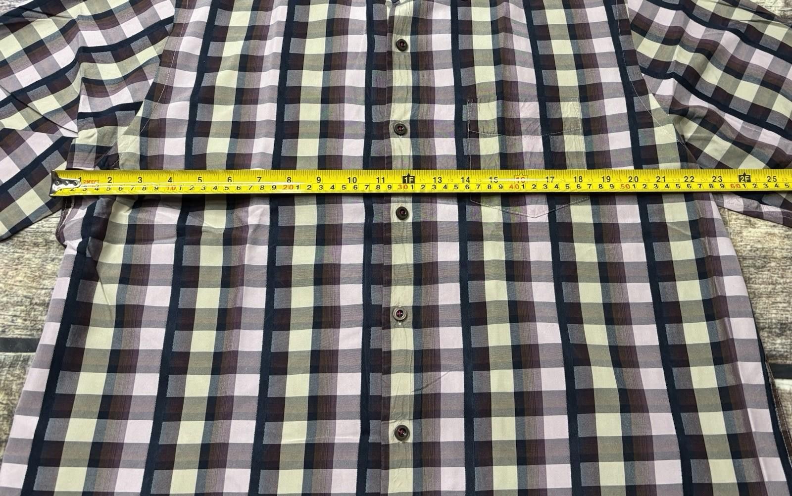 Tommy Bahama Tommy Bahama Shirt Mens Large Silk Check Purple Pockets Size US L / EU 52-54 / 3 - 10 Thumbnail