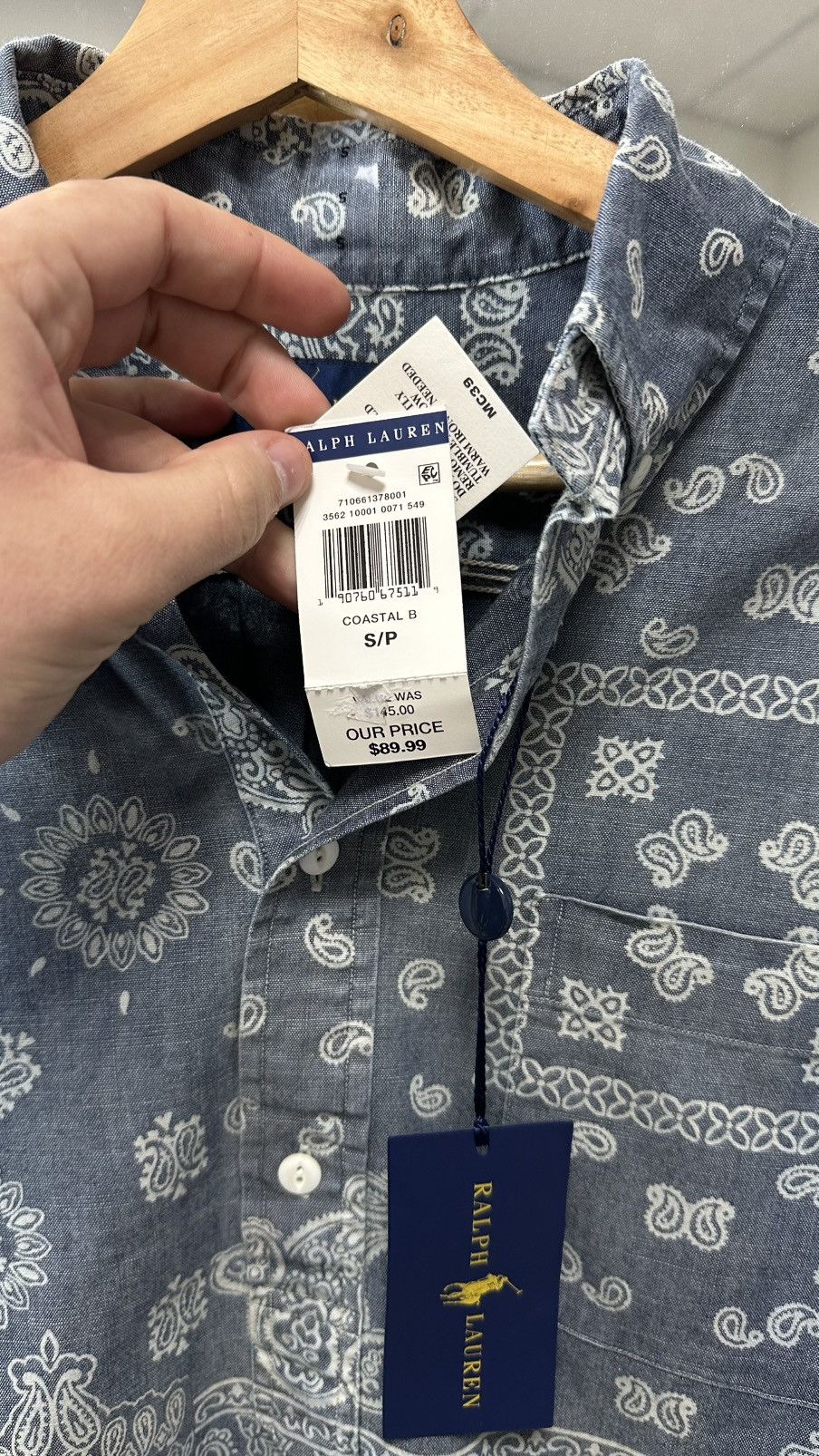 Ralph Lauren Ralph Lauren indigo shirt Size US S / EU 44-46 / 1 - 5 Thumbnail