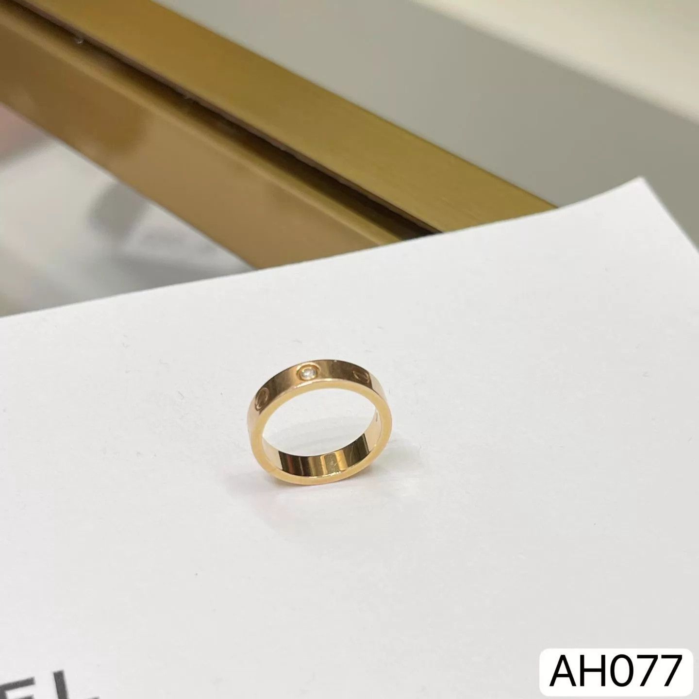 Cartier Cartier Love Rose Gold 1 Diamond 47 Mint FS Size ONE SIZE - 3 Thumbnail