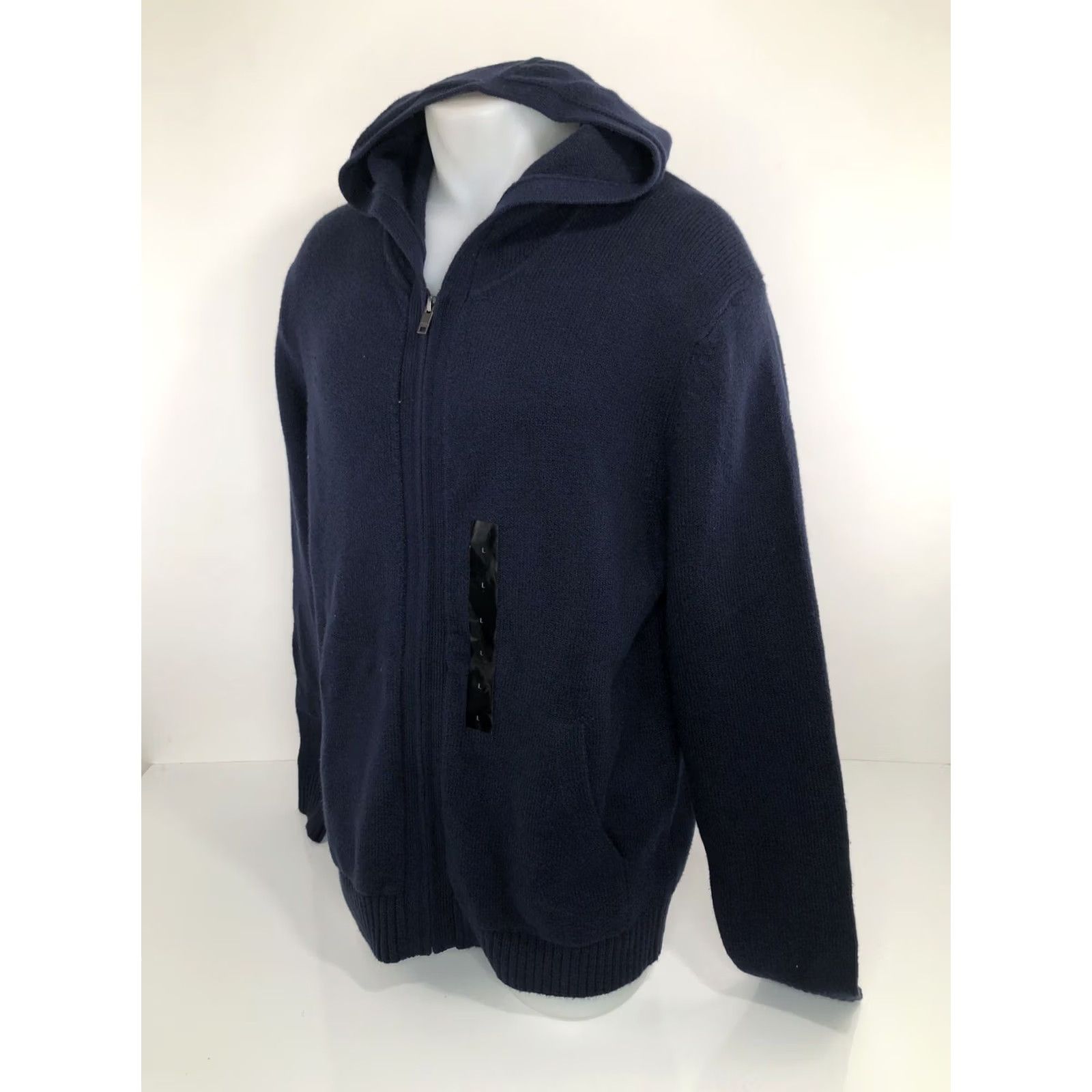 Banana Republic BANANA REPUBLIC Hoodie Mens L Blue Recycled Repreve Bottles Full Zip Sweater Size US L / EU 52-54 / 3 - 3 Thumbnail